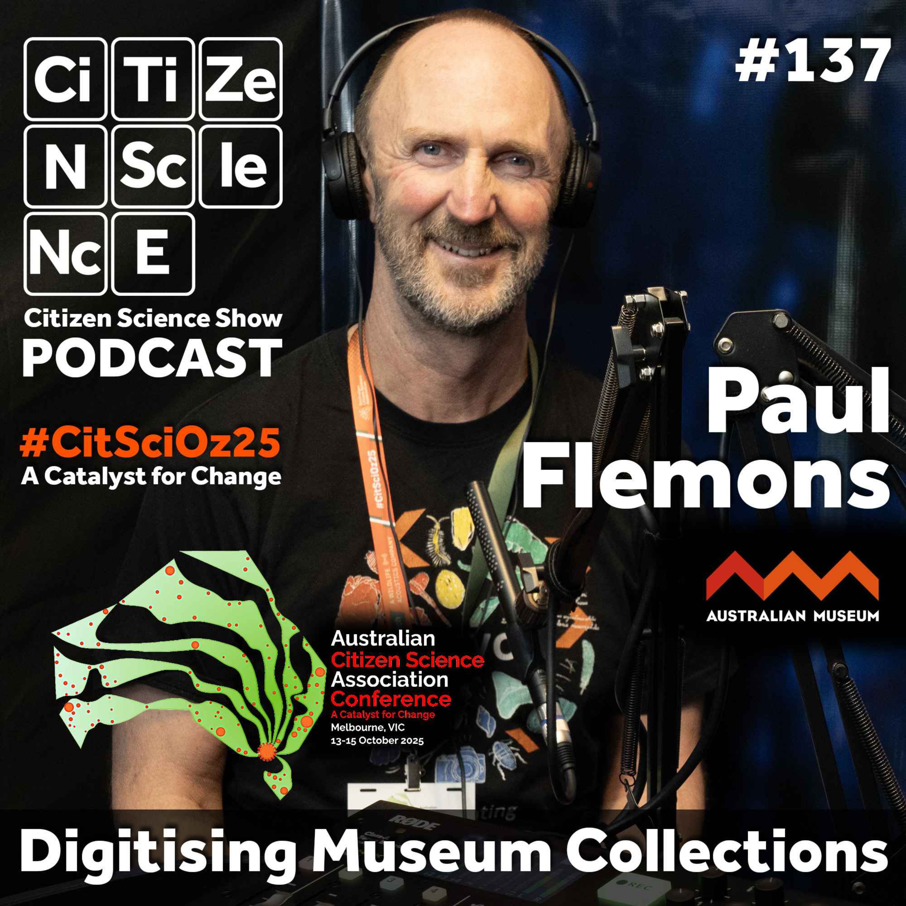 #137 Australian Museum Champions Citizen Science Through Innovative Programs with Paul Flemons episode artwork