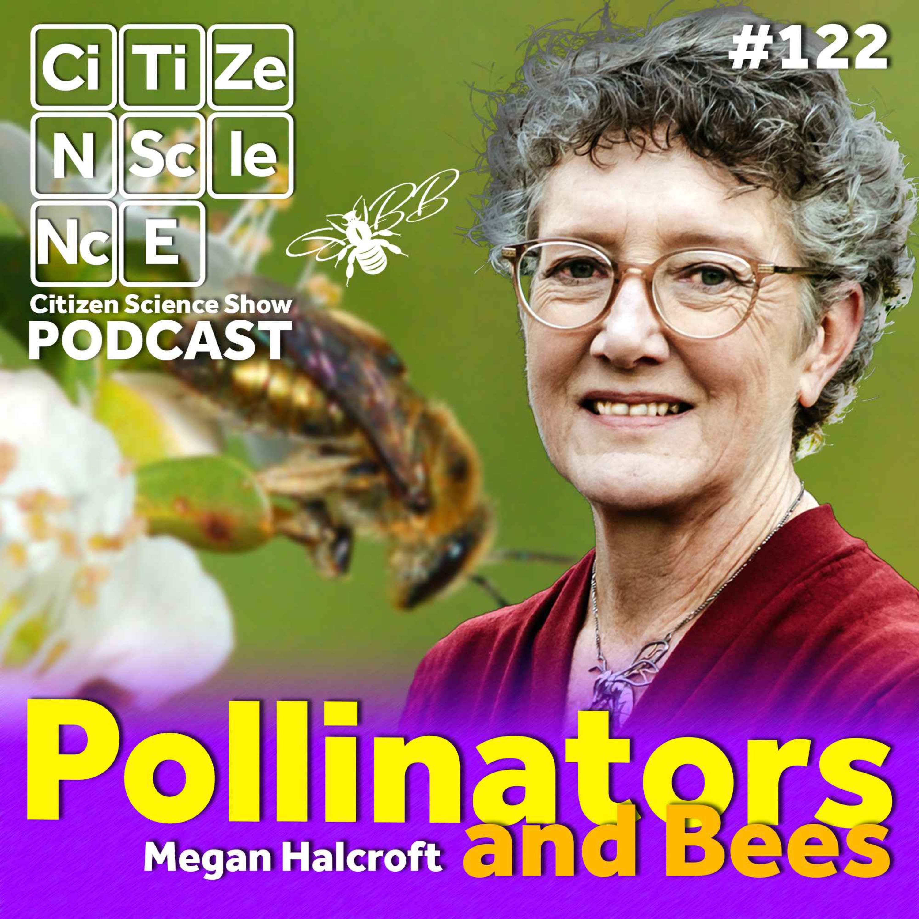 #122 Keeping Australia Buzzing: How a Nurse-Turned-Scientist Sparked a Movement for Pollinators with Megan Halcroft episode artwork