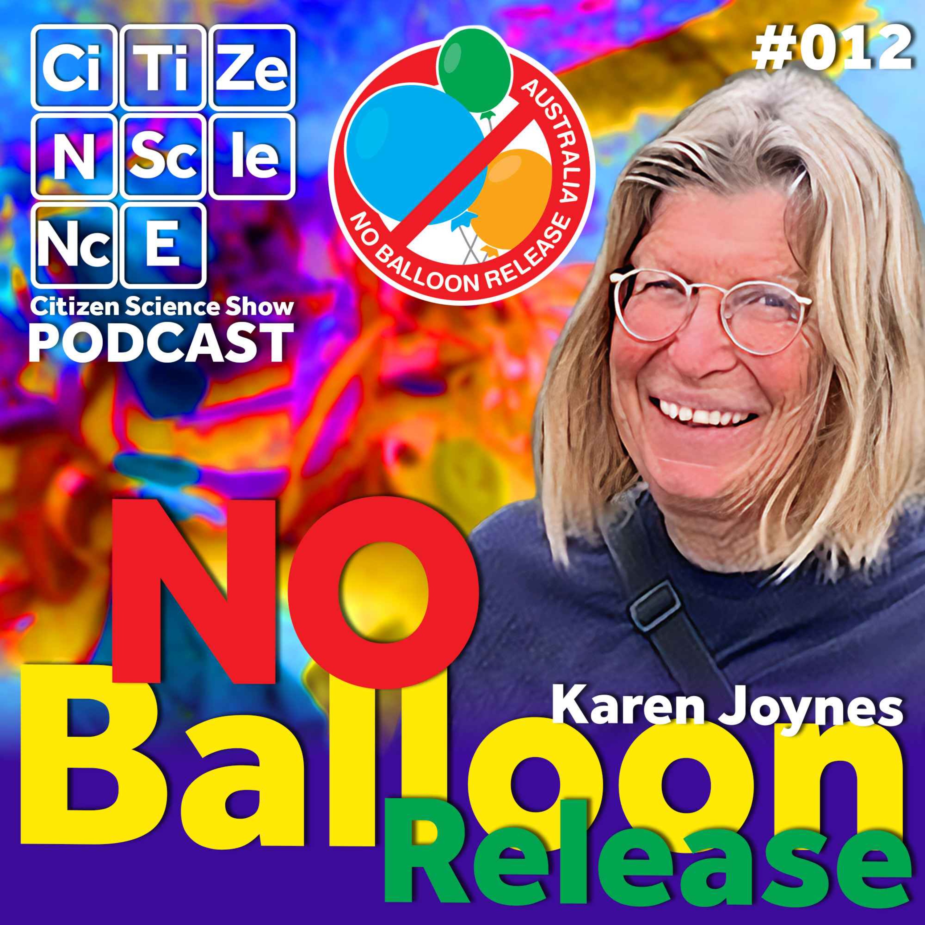 #012 Why Helium Balloons Are an Environmental Problem with Karen Joynes episode artwork