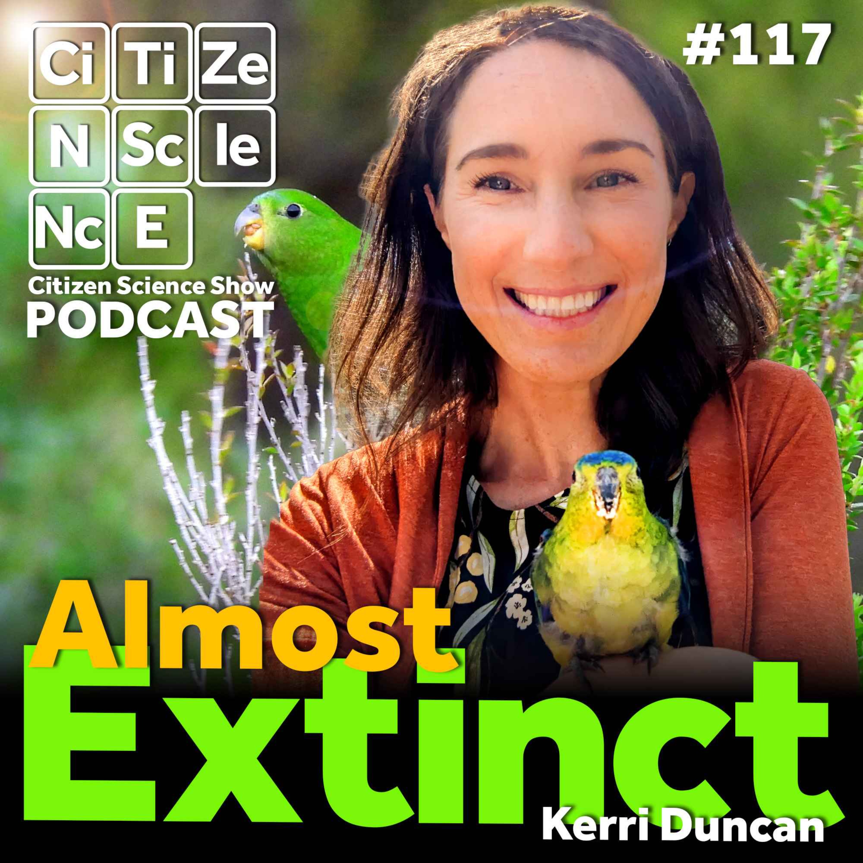 #117 Saving the Orange-bellied Parrot from the Brink of Extinction with Kerri Duncan episode artwork
