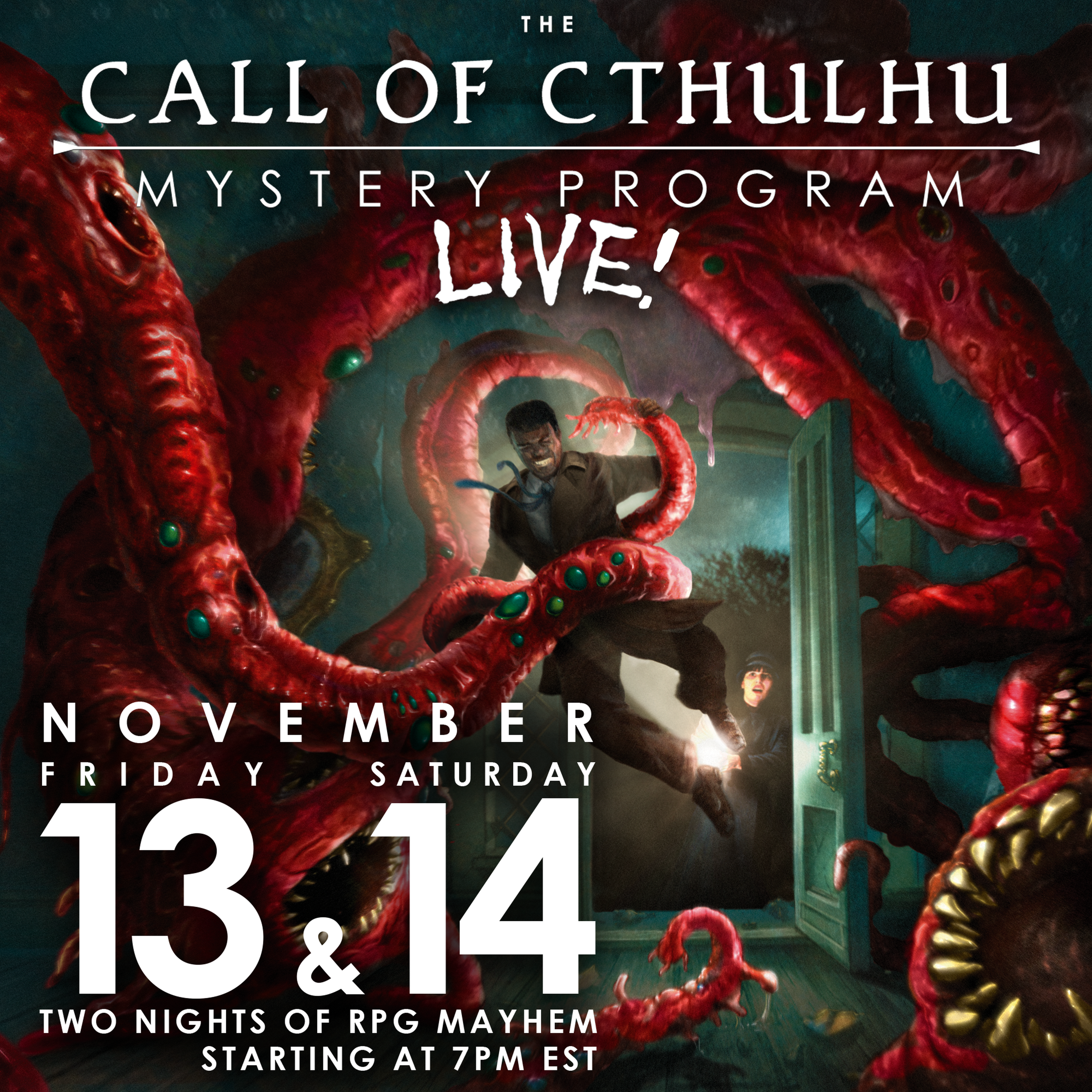 Mystery Program Returns in a LIVE Adventure! November 13th & 14th