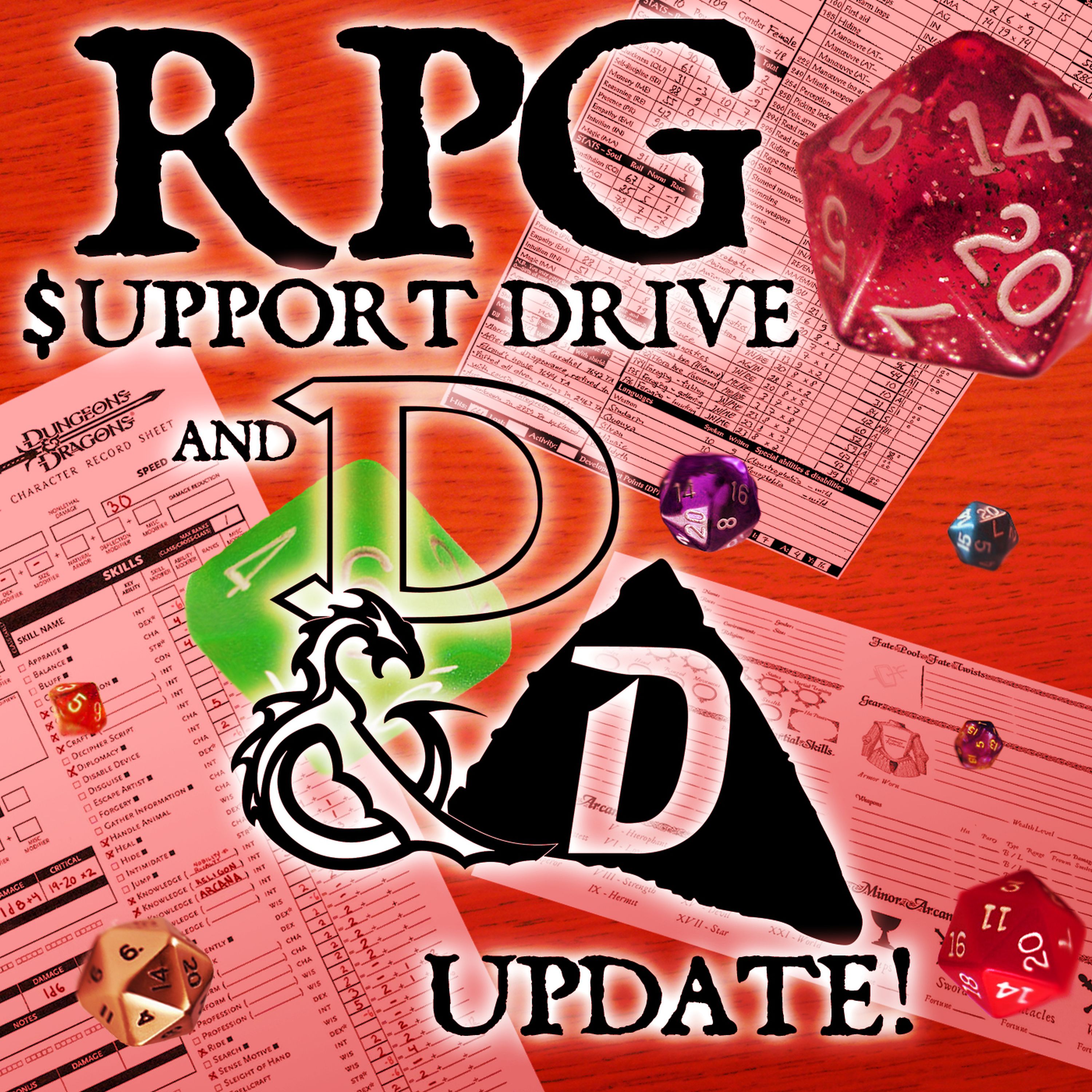 Episode 154 :: RPG $upport Drive and D&D Update! episode artwork