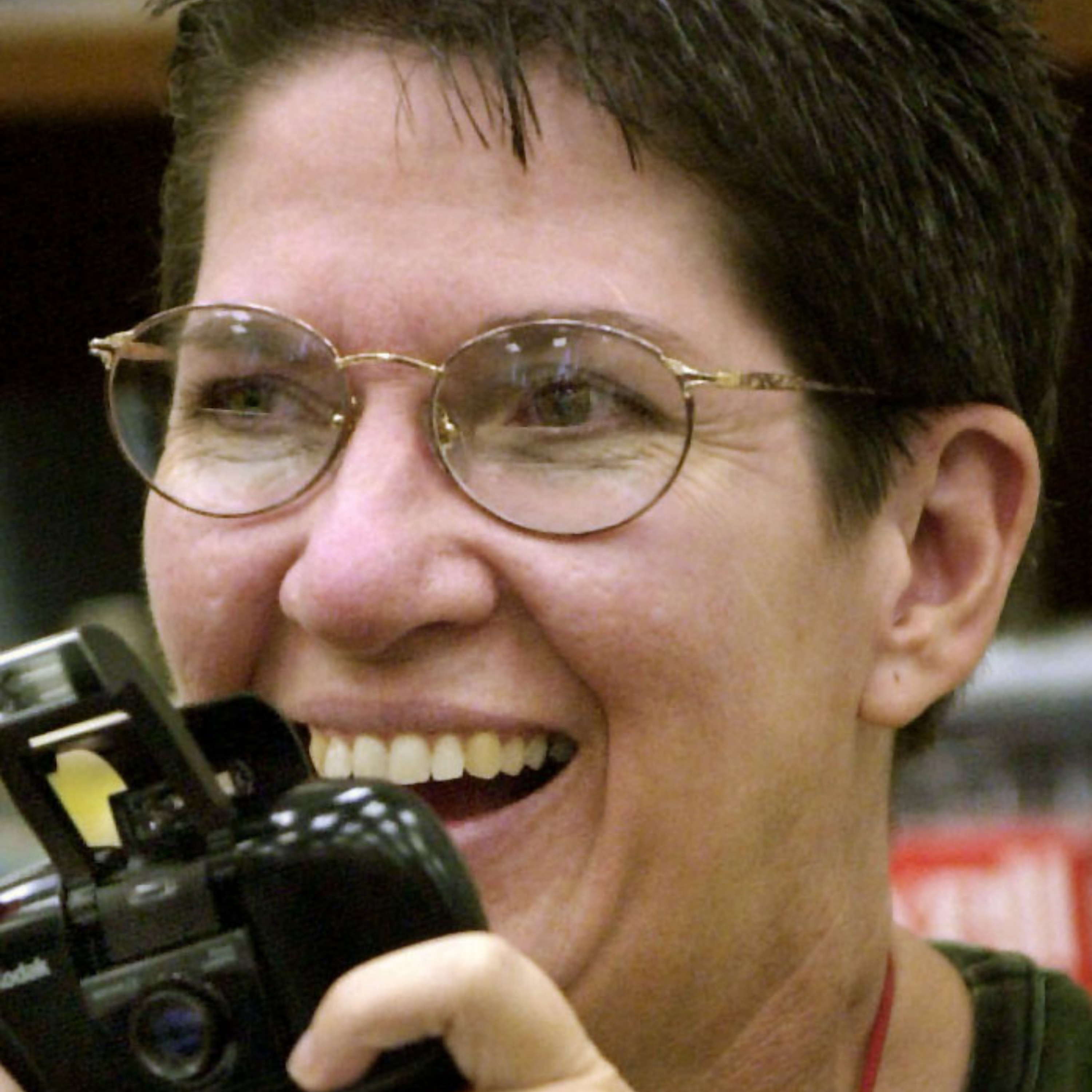 The bruise on the apple