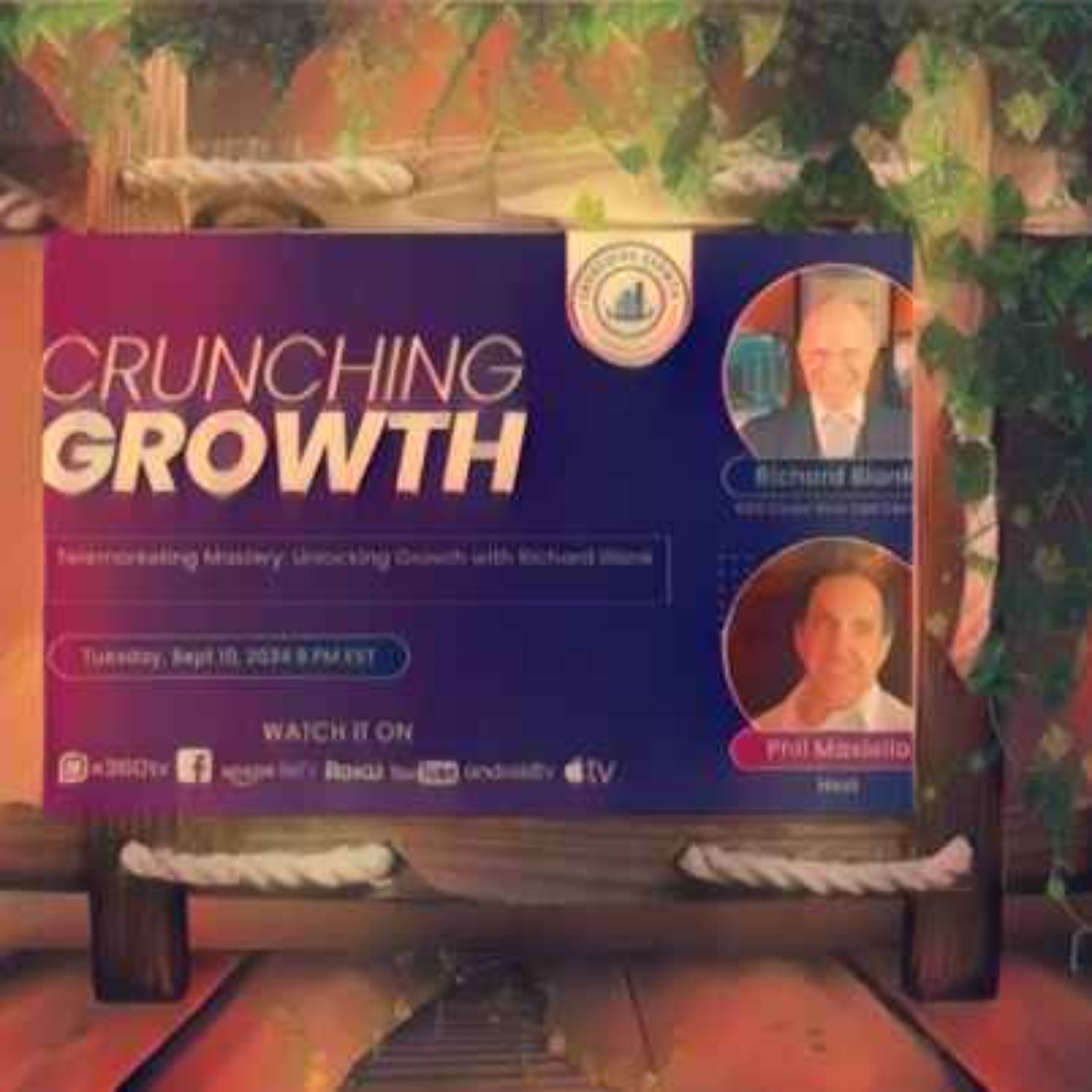 Telemarketing Mastery: Unlocking Growth with Richard Blank. Crunching Growth podcast by Philip Masiello episode artwork
