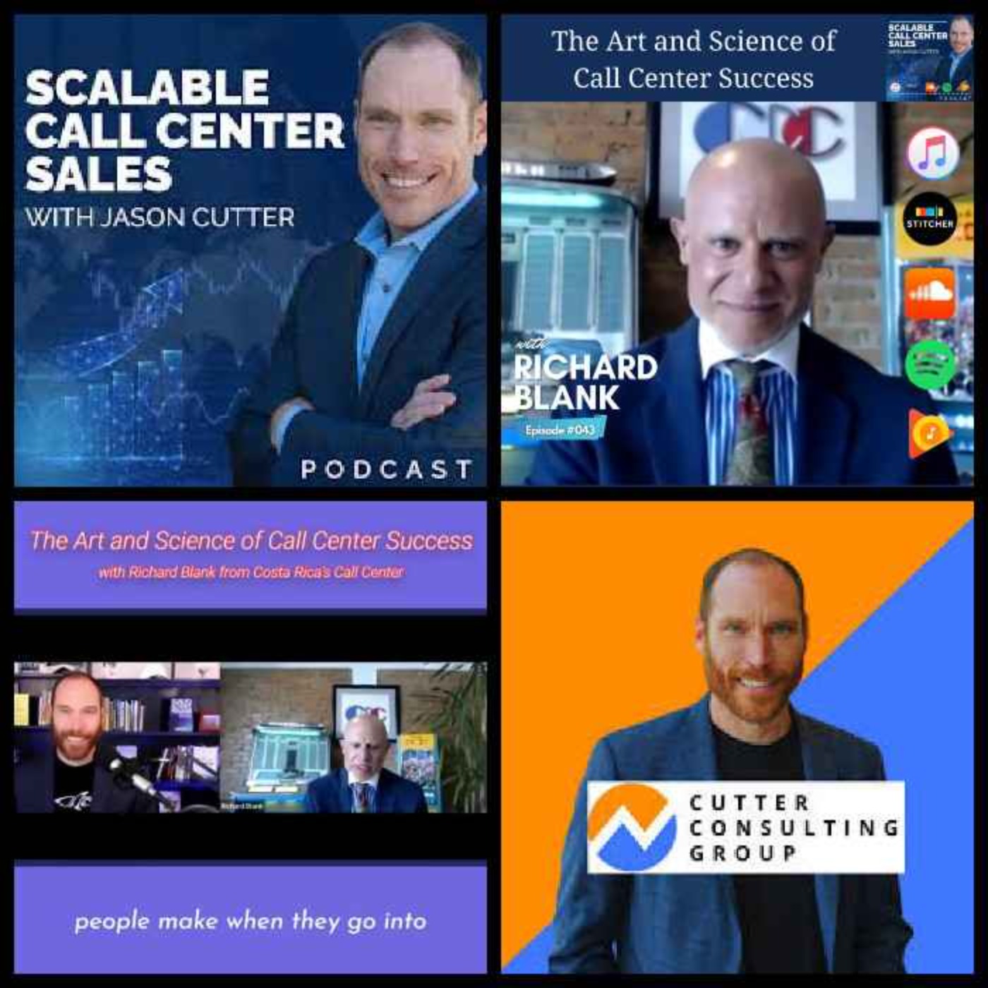 SCCS-Podcast-The Art and Science of Call Center Success, with Richard Blank from Costa Rica's Call Center - Cutter Consulting Group  episode artwork