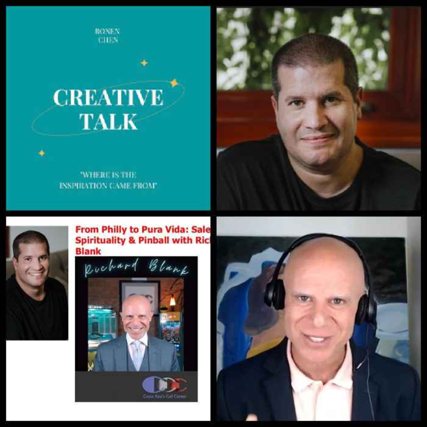 Vision, Technology, Innovation and Money podcast. Host Ronen Chen interview with CEO Richard Blank episode artwork