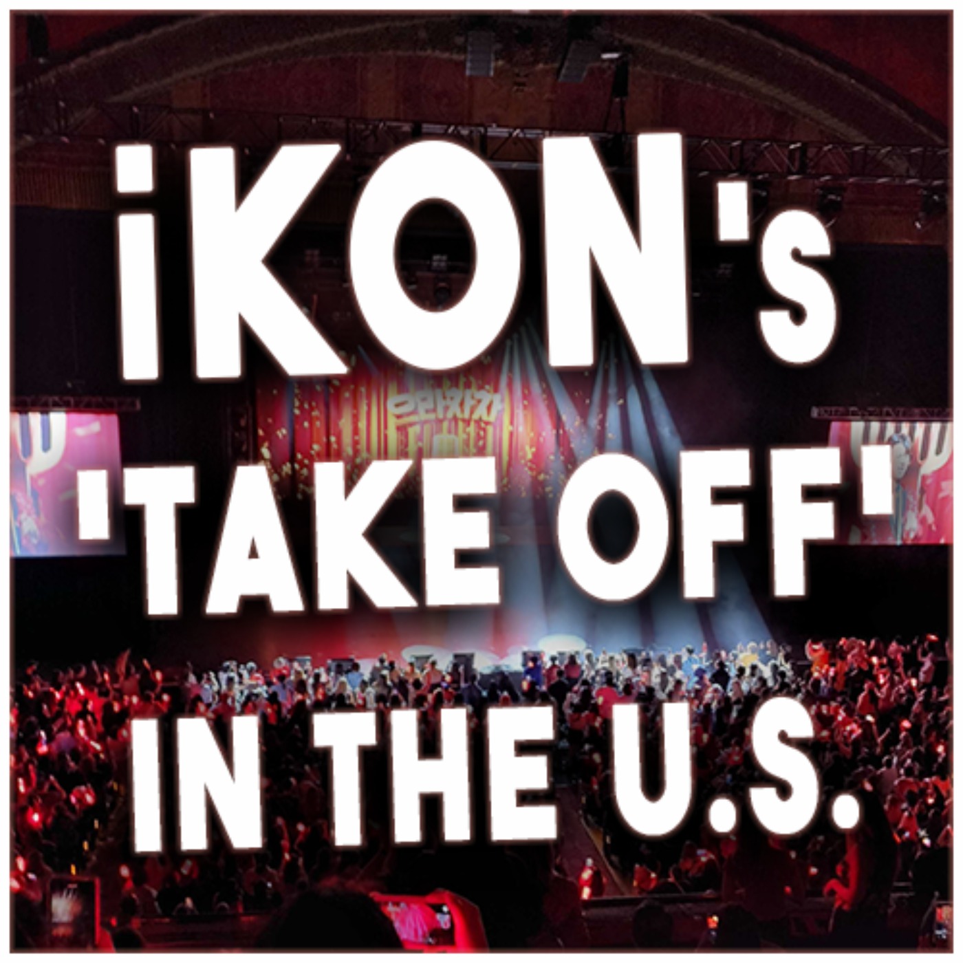 cover art for iKON's 'TAKE OFF' in the U.S.