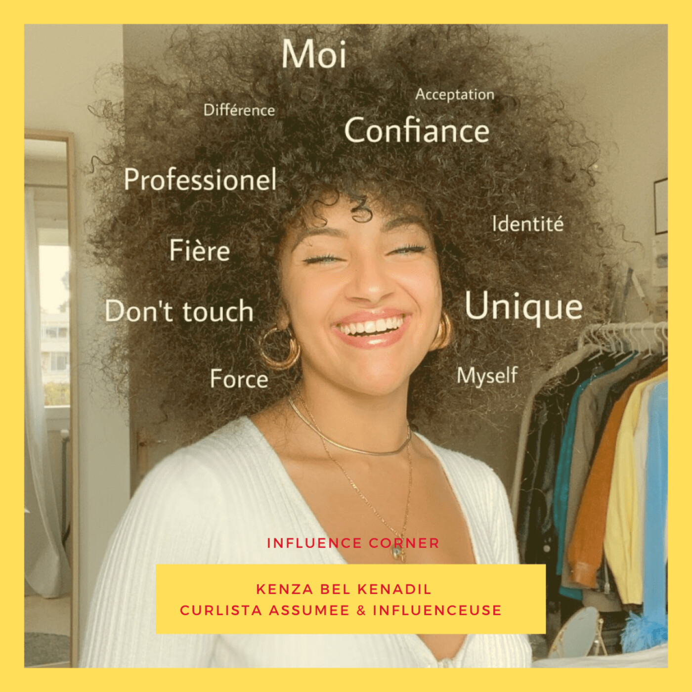 #Creators  Kenza créatrice de contenu et militante contre la discrimination capillaire 