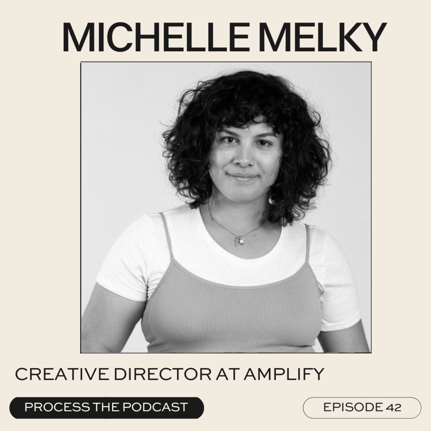 cover art for Amplify's Creative Director Michelle Melky gives us a masterclass on hustle 
