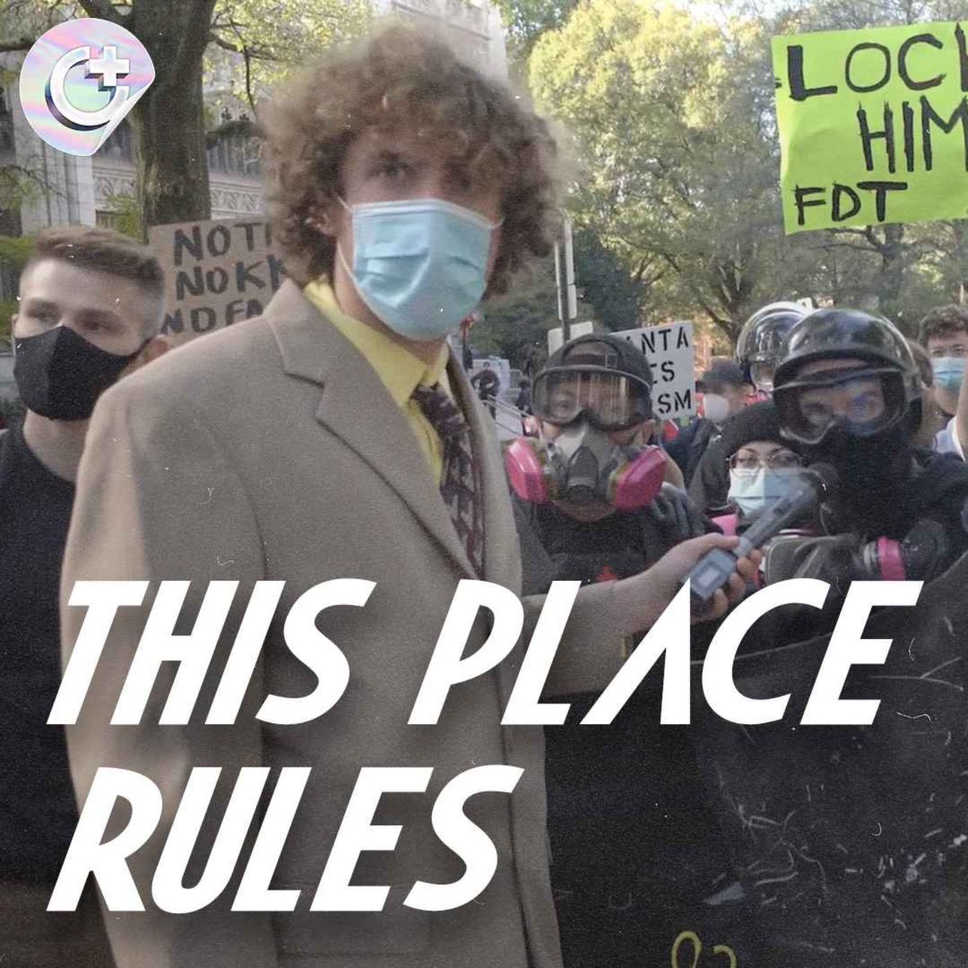 cover art for #126 - This Place Rules - Exploring The Fringe Communities like QAnon that Led to the January 6th Riot