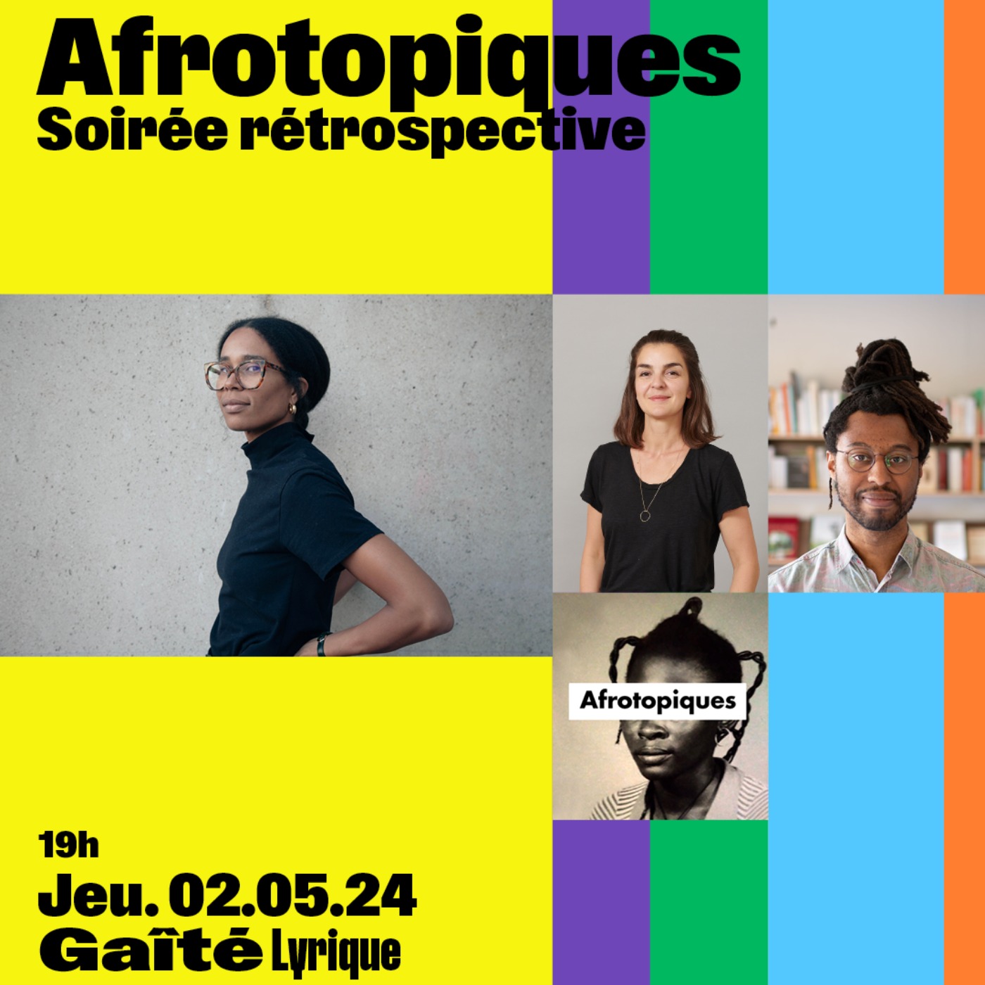 cover art for SAVE THE DATE - Jeudi 2 Mai à 19h - Rétrospective Afrotopiques à la Gaîté Lyrique 🥳