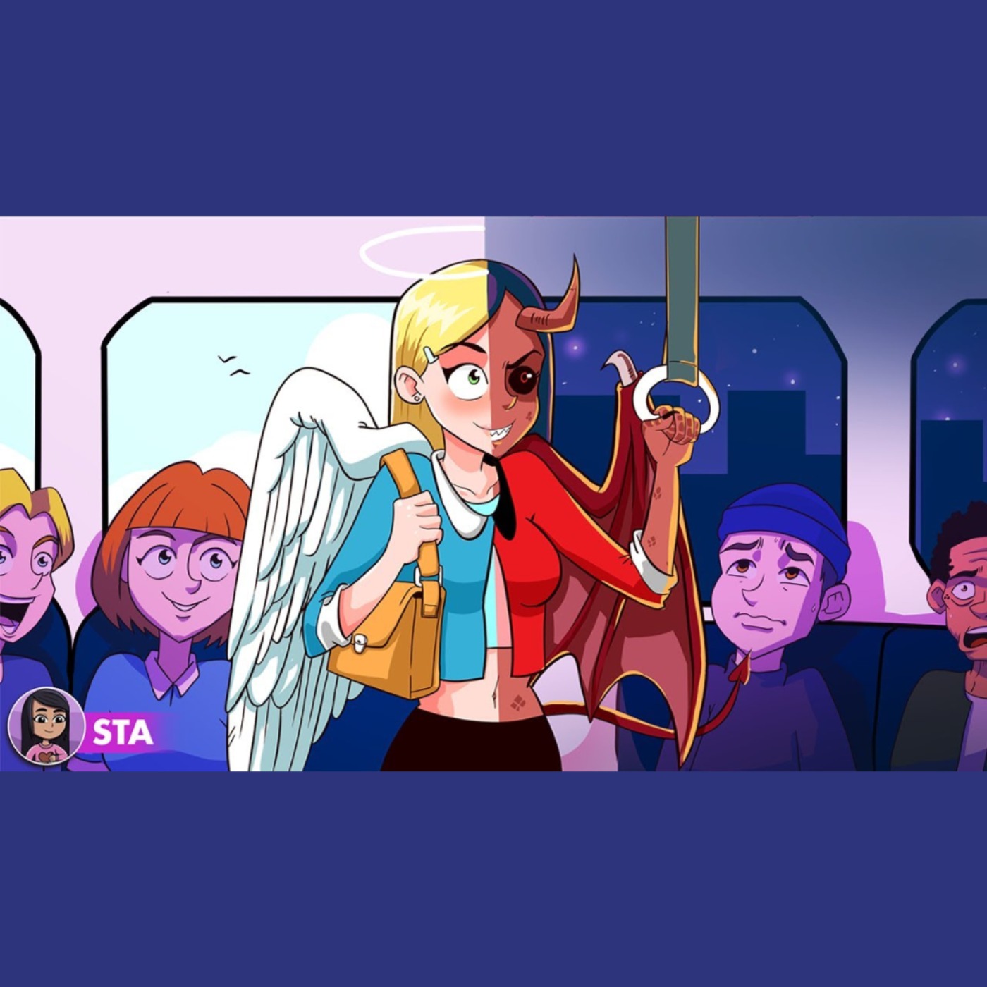 Soy un ángel de día y un demonio de noche