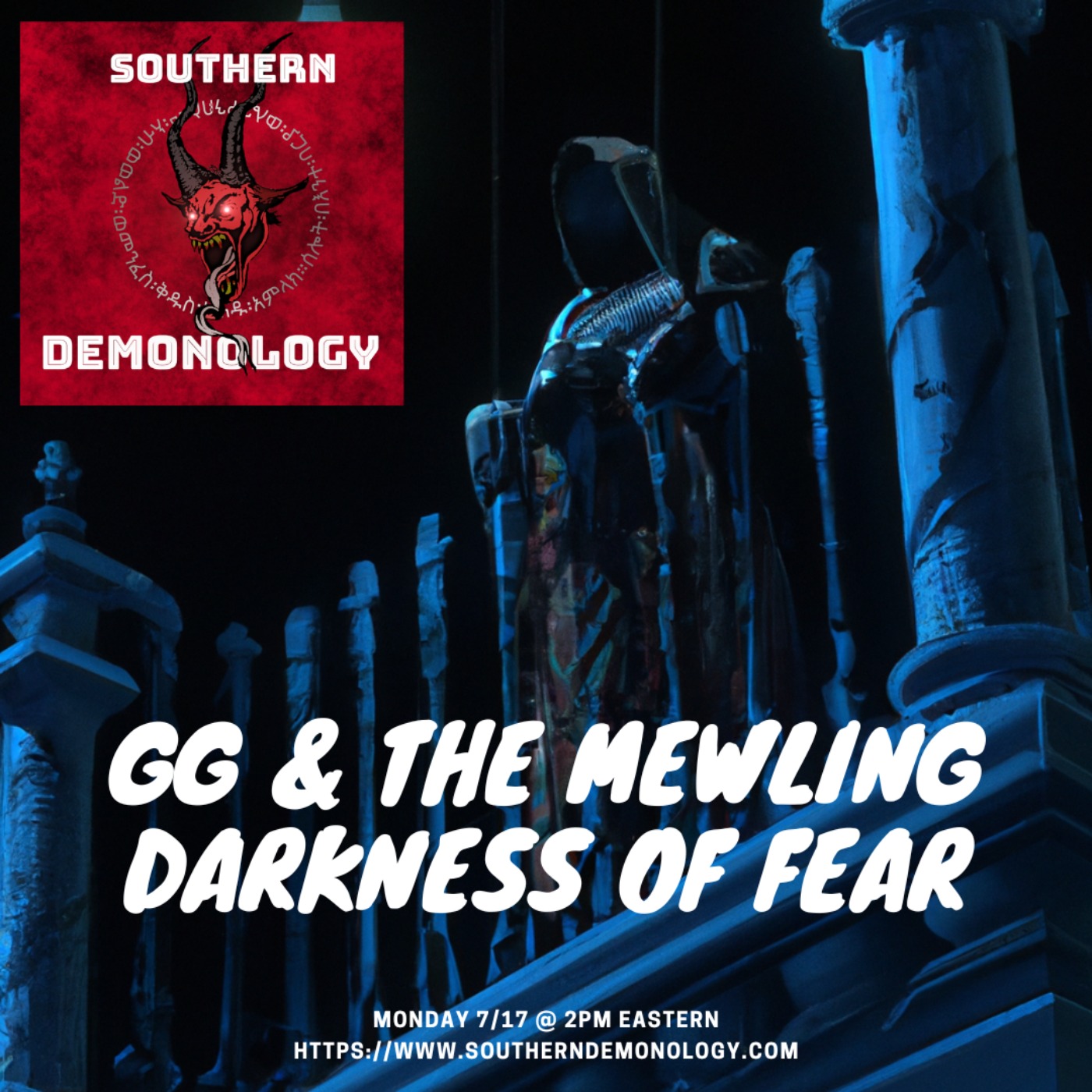 cover art for GG & the Mewling Darkness of Fear