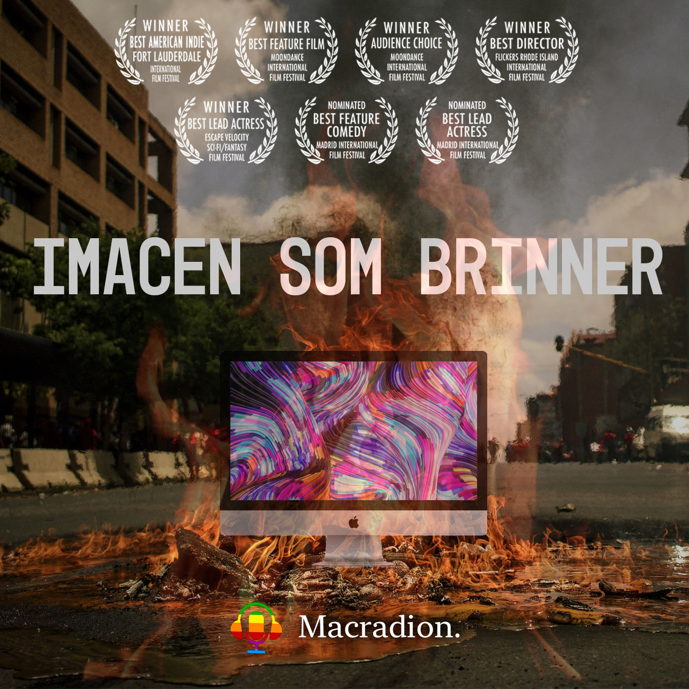 cover art for iMacen som brinner