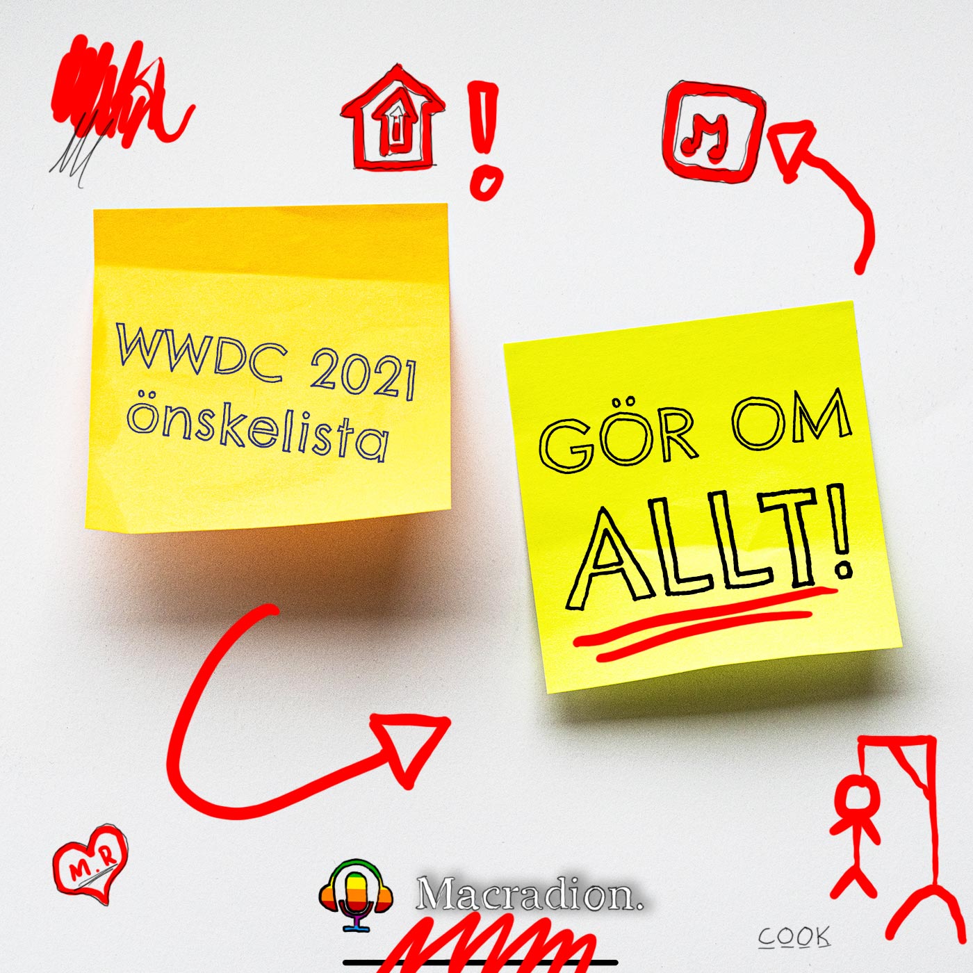 cover art for WWDC 2021 önskelista - gör om allt