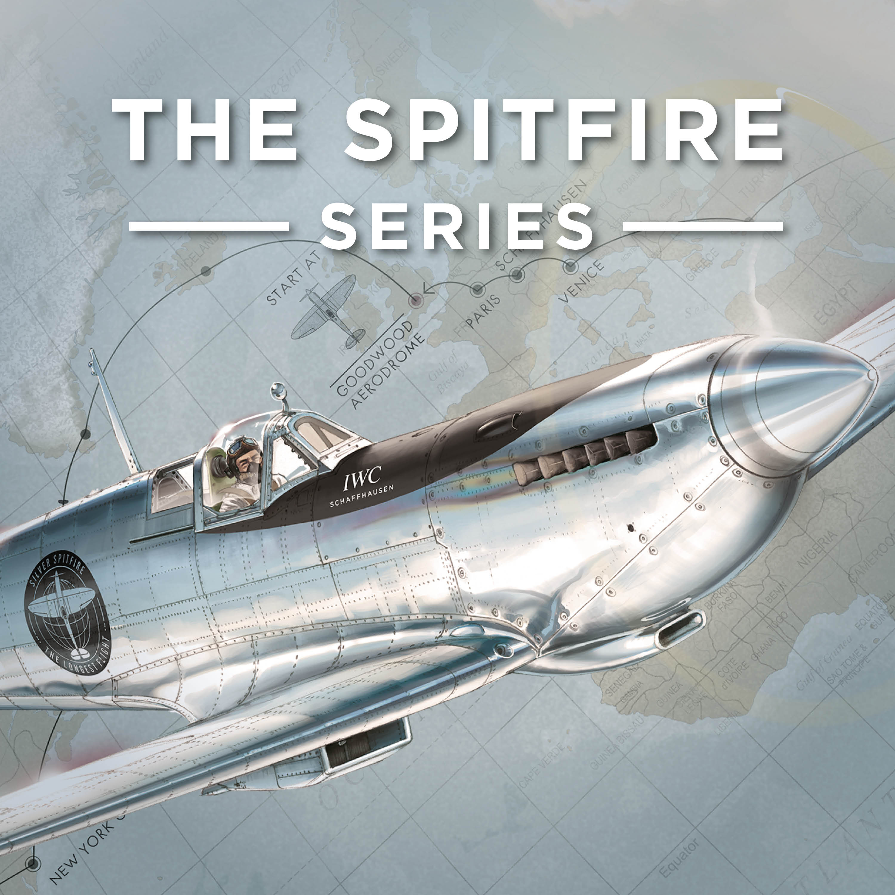 cover art for Sounds of the Spitfire, with Gerry Jones and Tim Granshaw