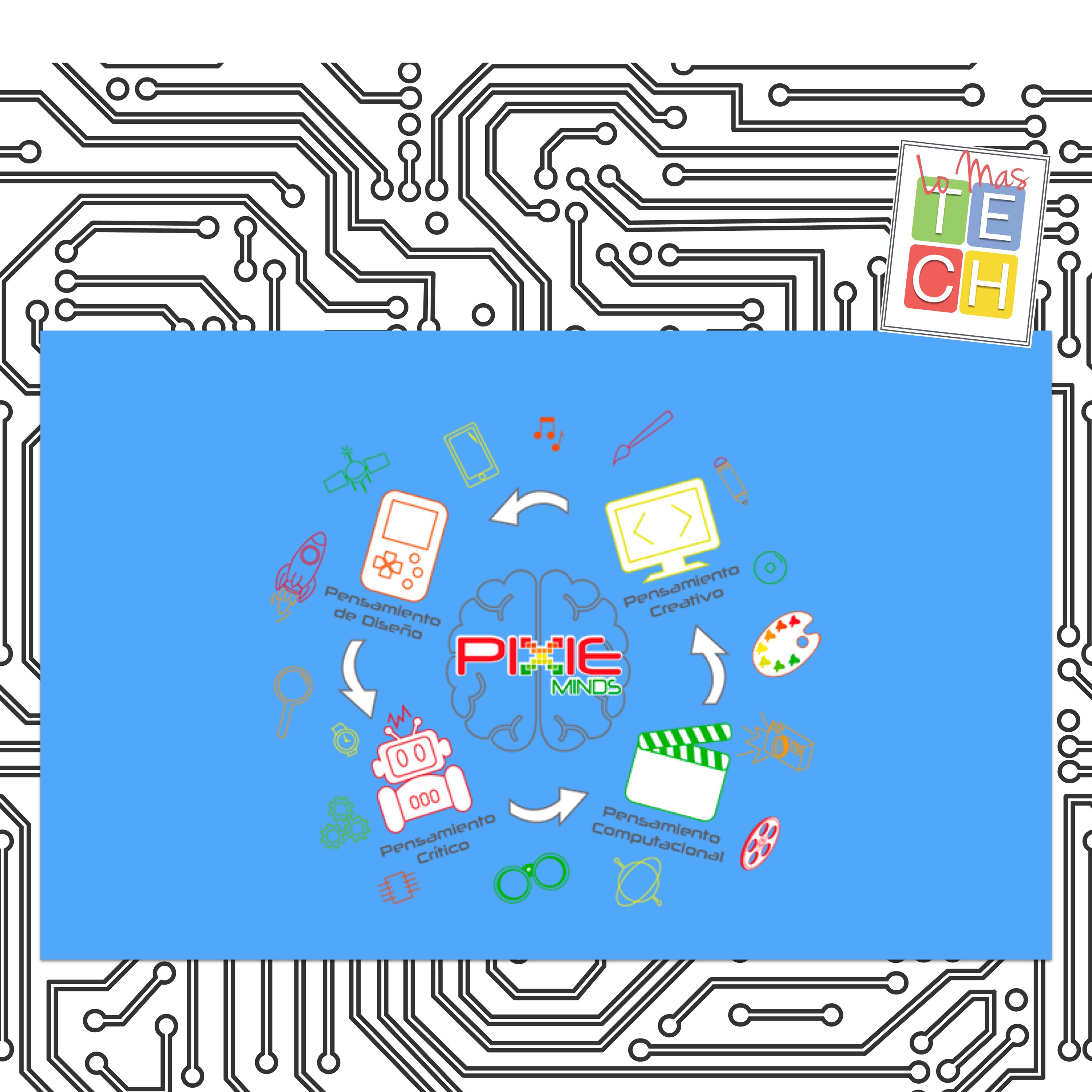 cover art for #EdTECH: PixieMinds o como convertir a los niños y jóvenes en creadores de tecnología! #LoMasTECH Ep. 24