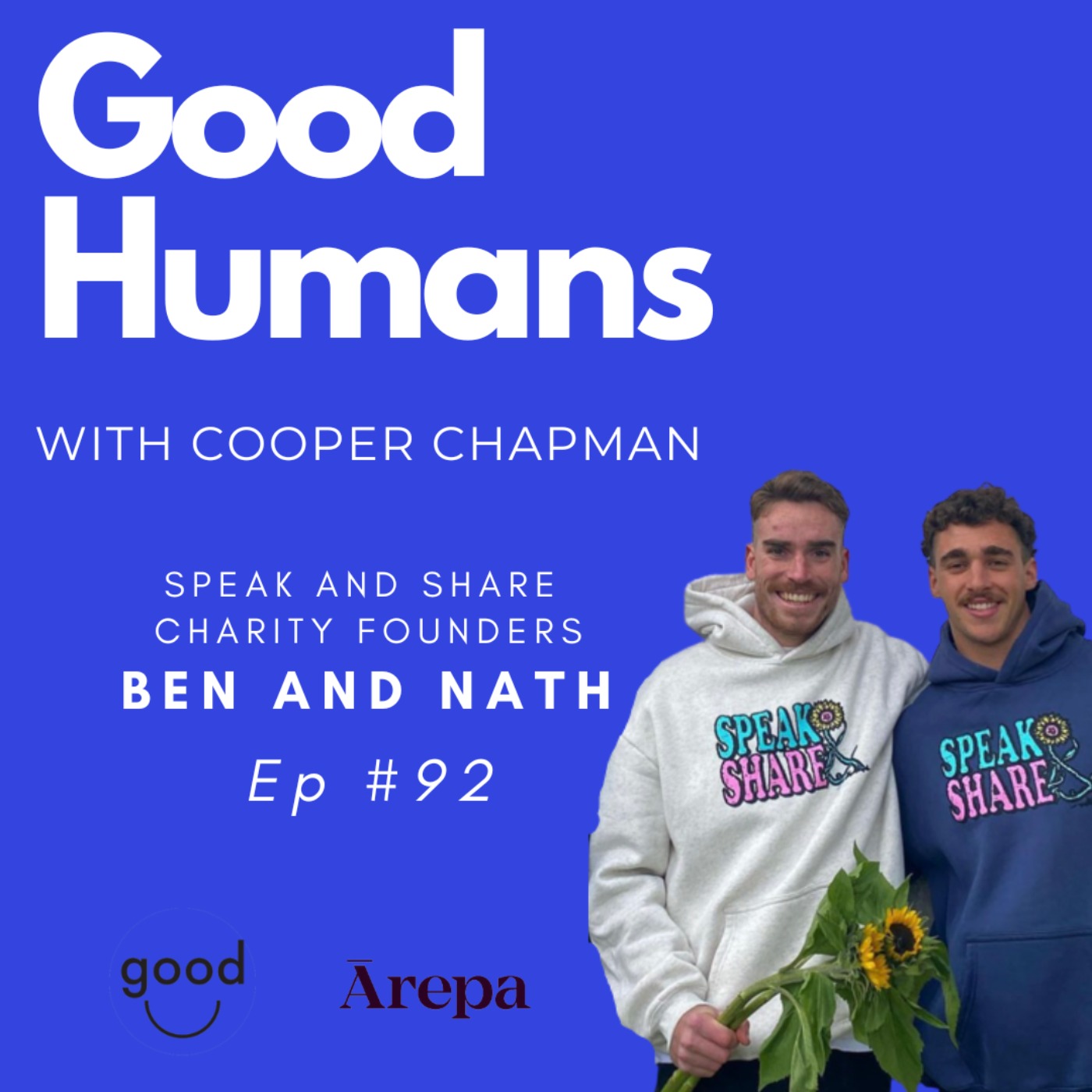 #92 Ben and Nath - Speak and Share Charity Co Founders episode artwork