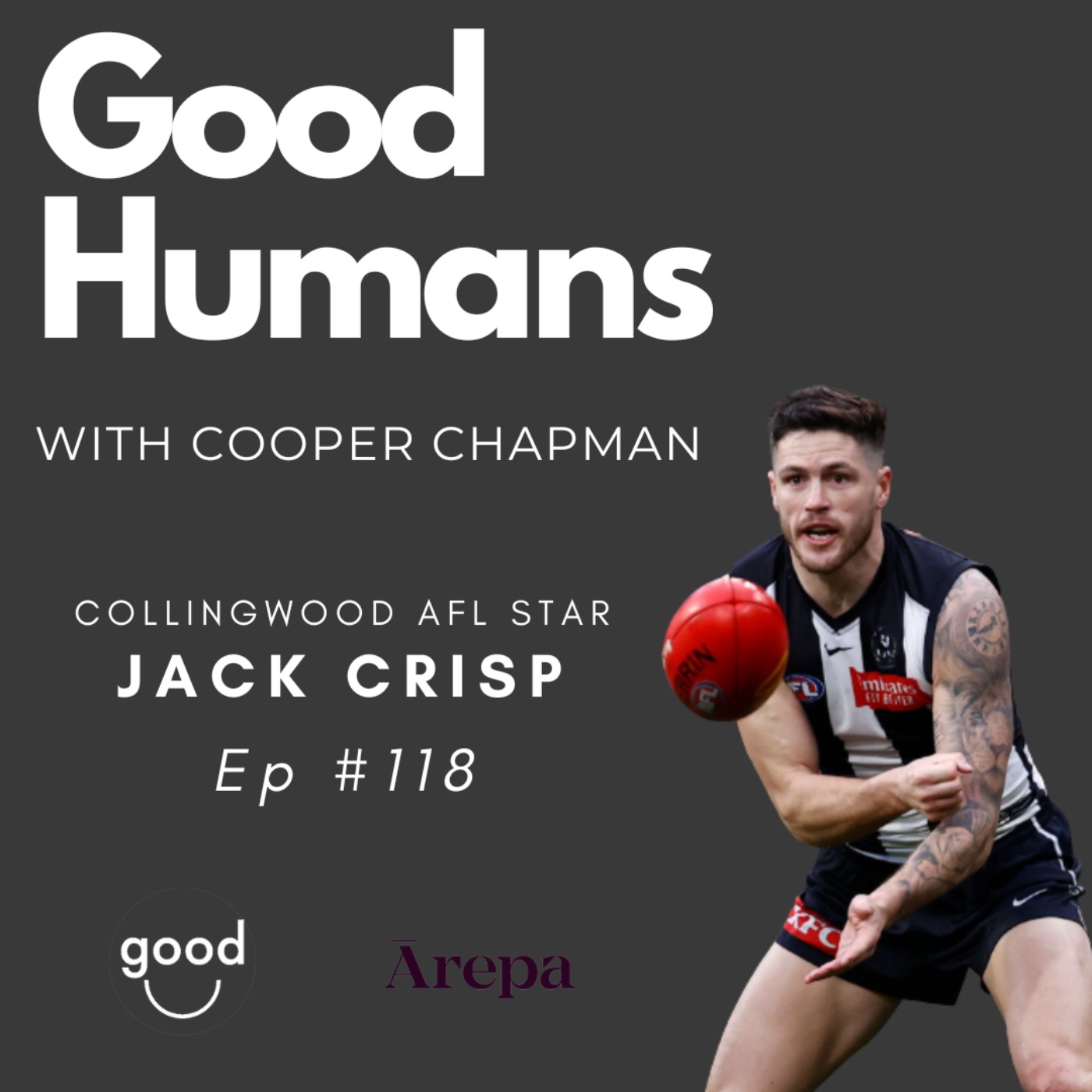 cover art for #118 Jack Crisp - Collingwood AFL Star