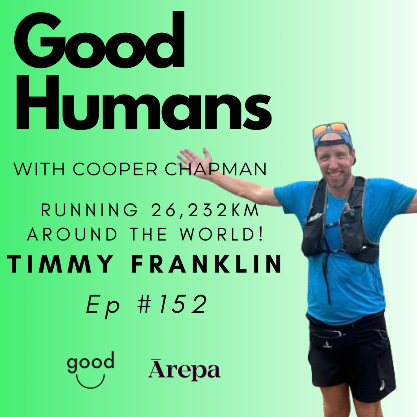 #152 Timmy Franklin -  Running 26,232km around the world! episode artwork