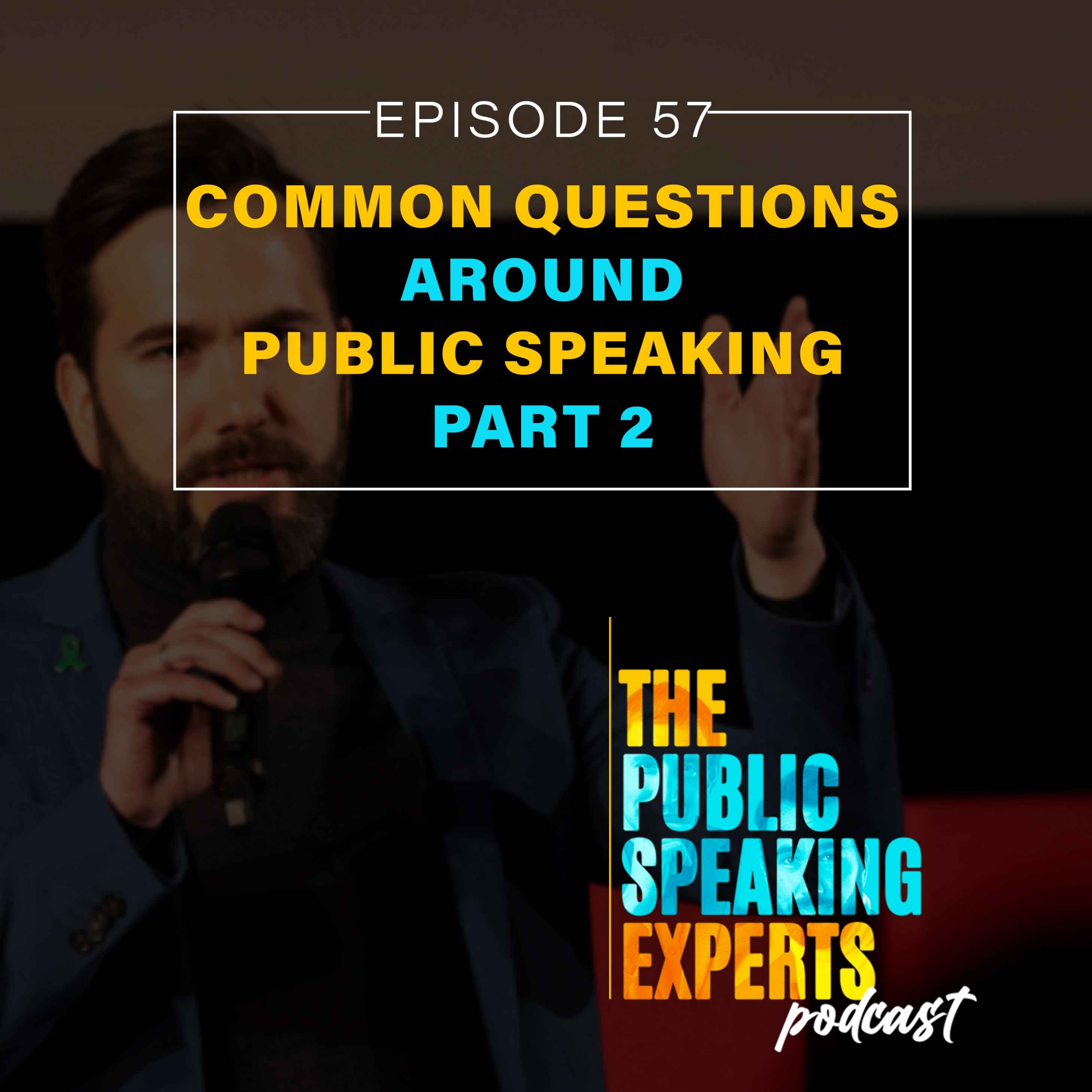 public speaking research questions