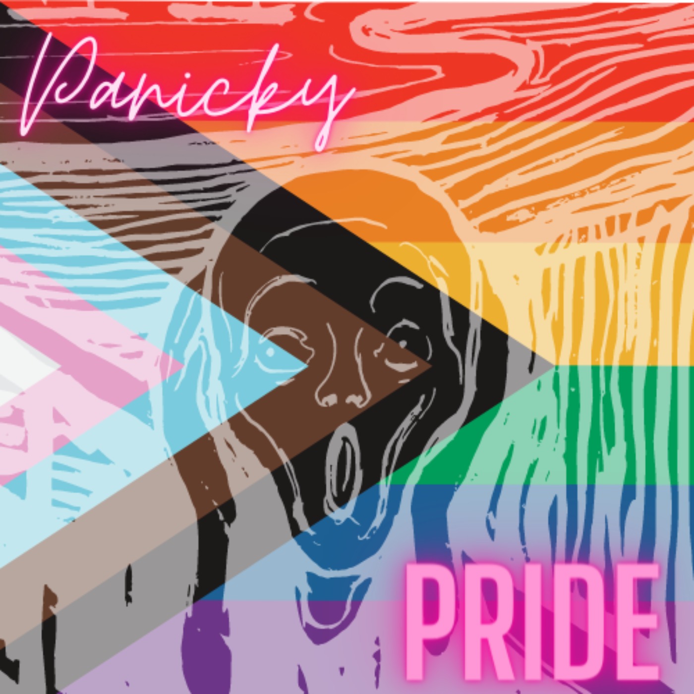 cover art for Panicky Pride: Gay Romcoms