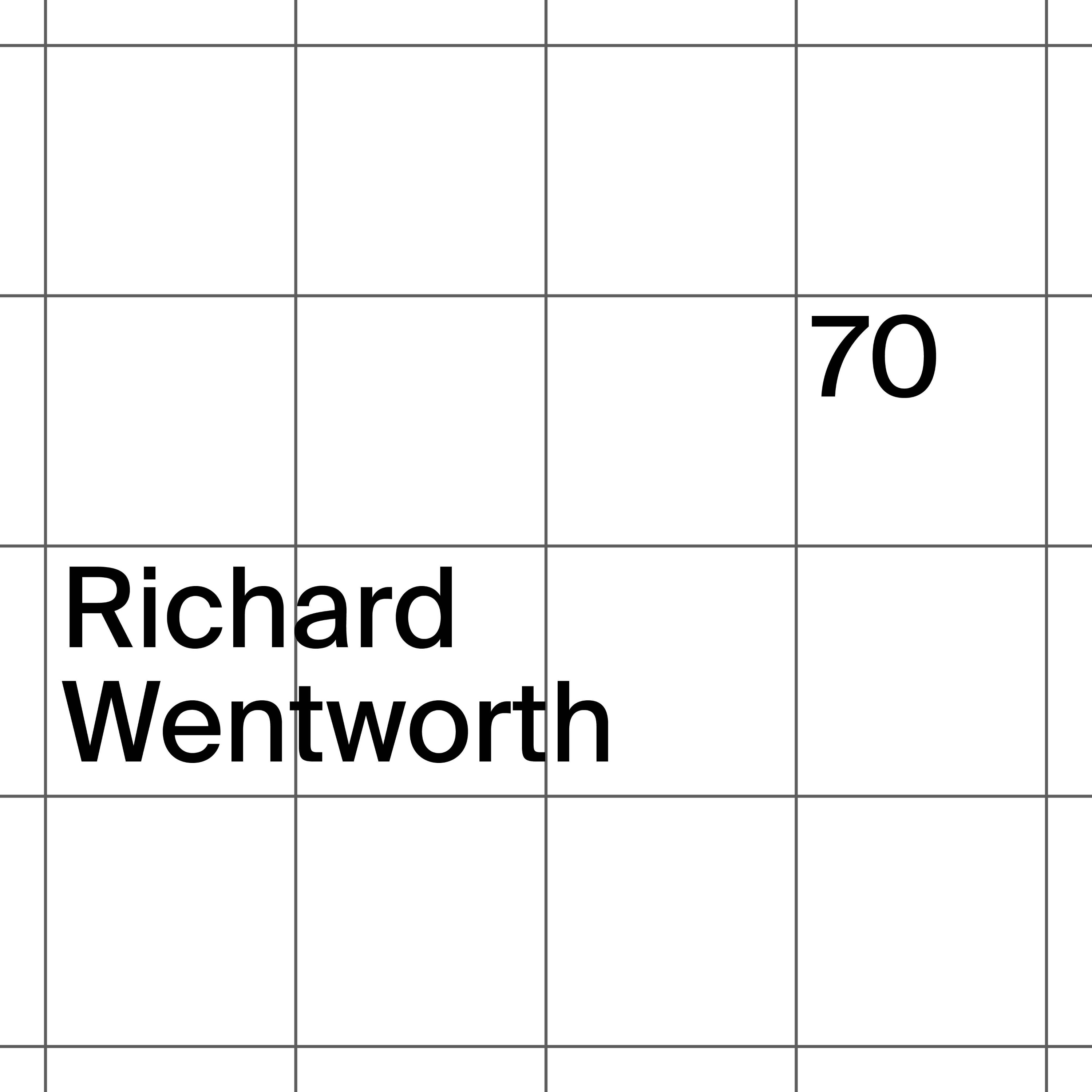 70: Richard Wentworth