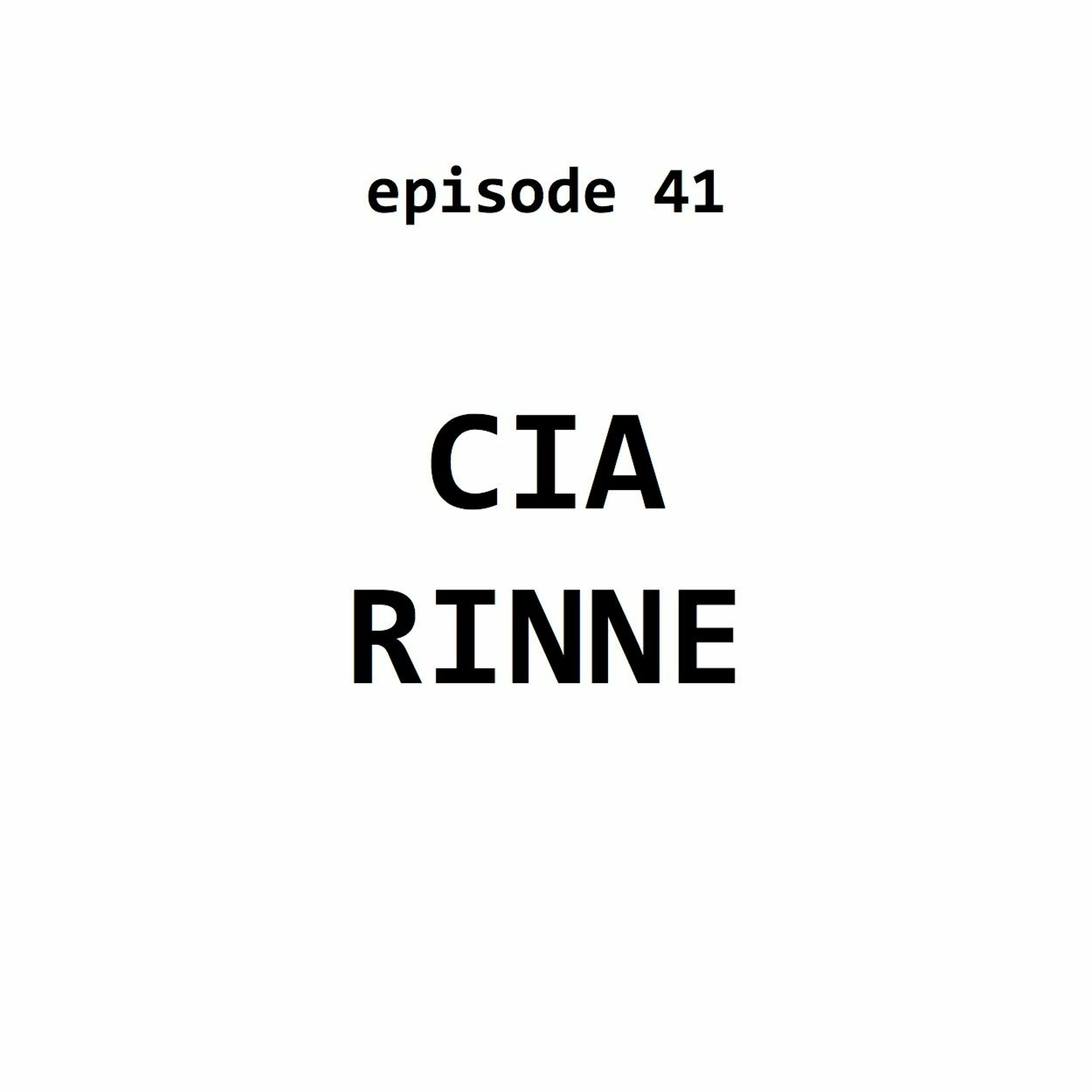 Ep 41: Cia Rinne