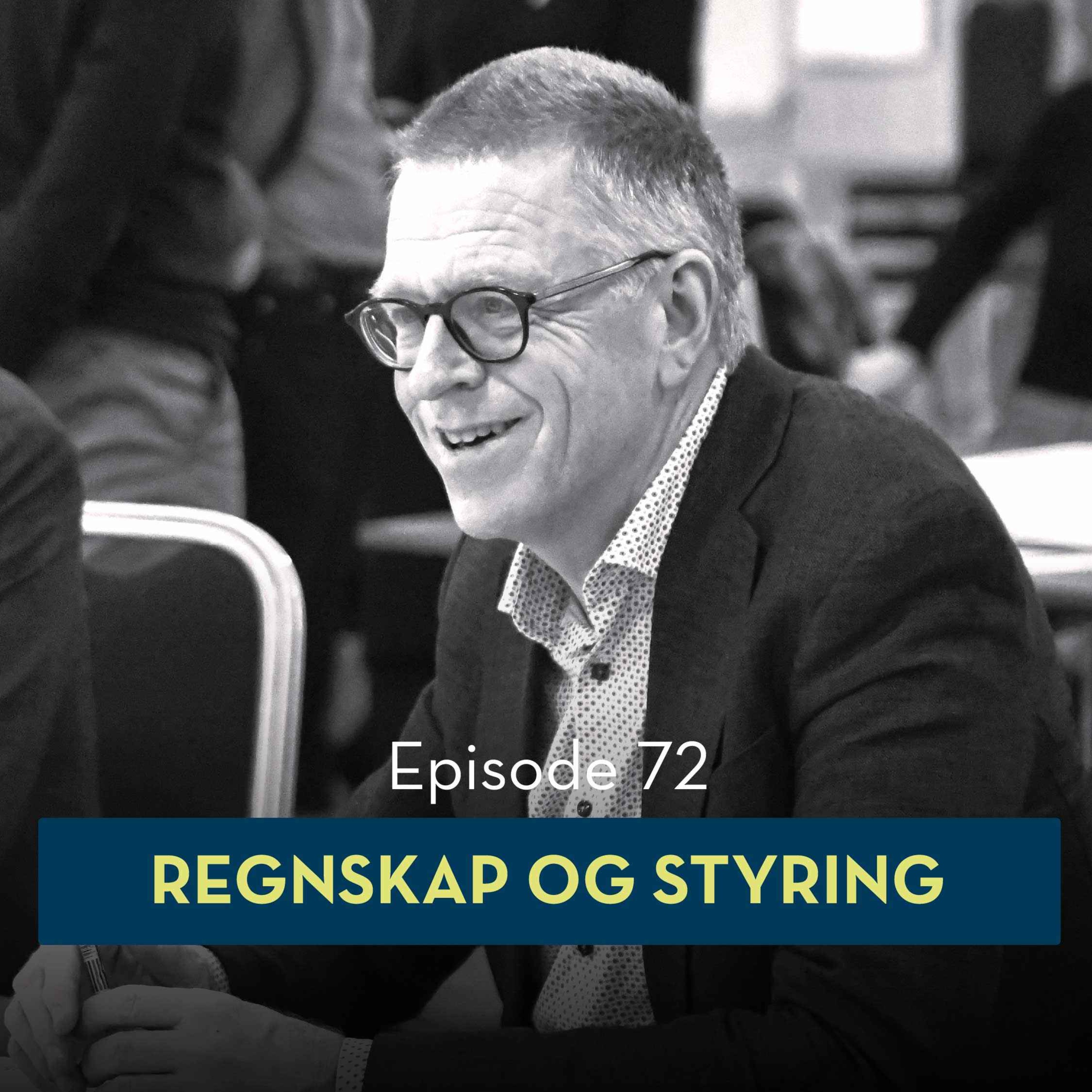 cover art for 72: Regnskap og styring, med Finn Kinserdal