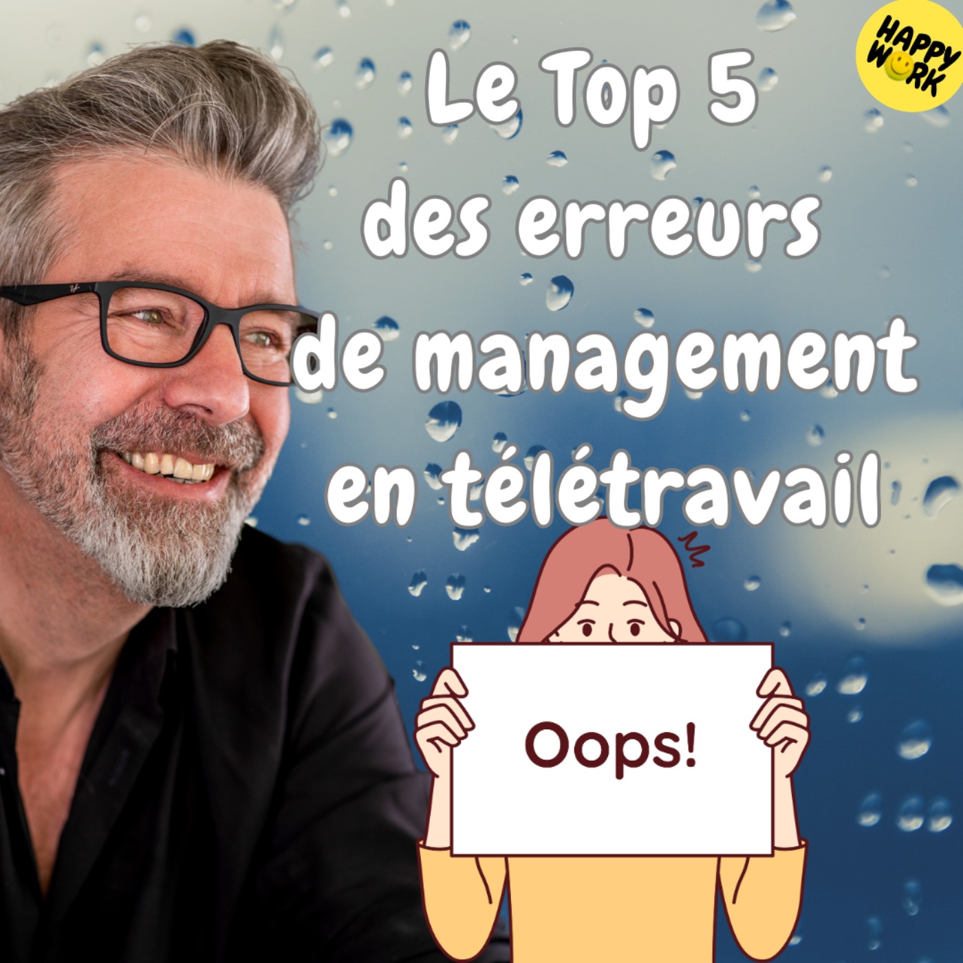 cover art for #1355 - Le Top 5 des erreurs de management en télétravail