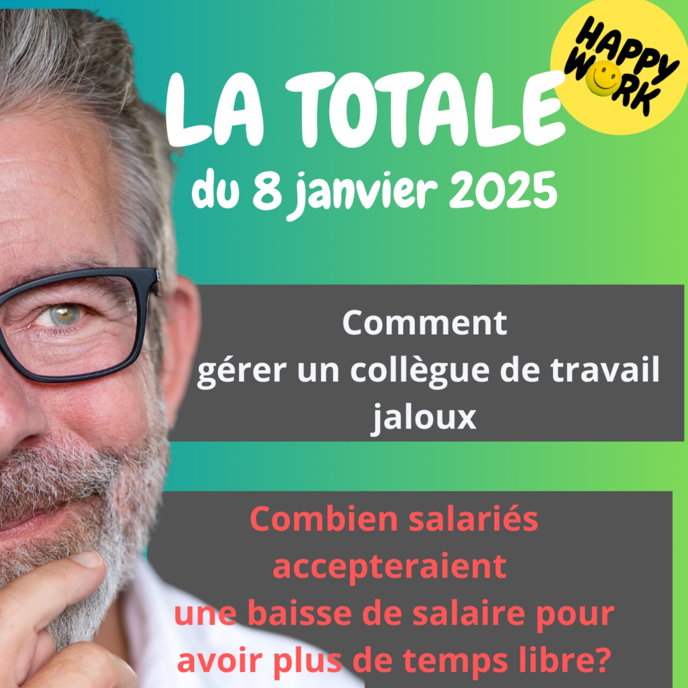 Happy Work - Bien-être au travail et management bienveillant - #1978 - Happy Work - La Totale du 8 janvier 2025