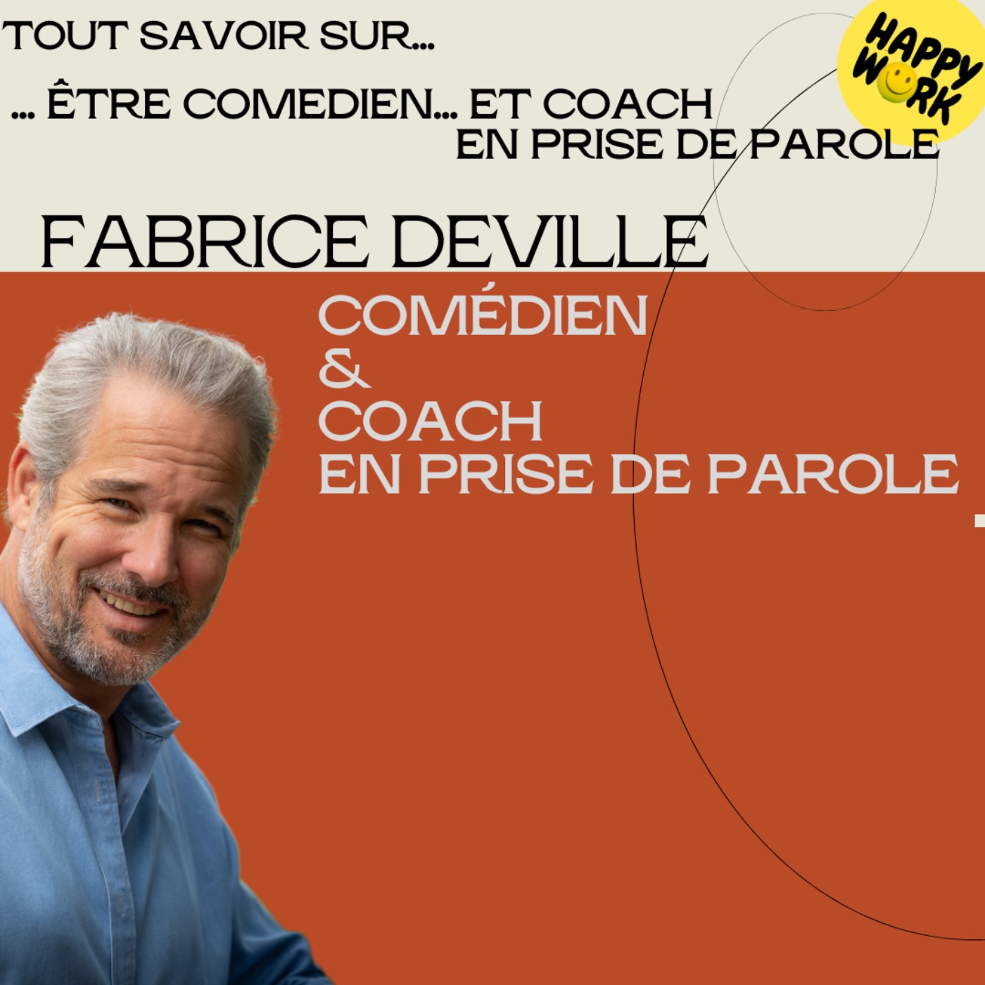 Happy Work - Bien-être au travail et management bienveillant - #2044 - Tout savoir sur... être comédien et coach en prise de parole - entretien avec Fabrice Deville