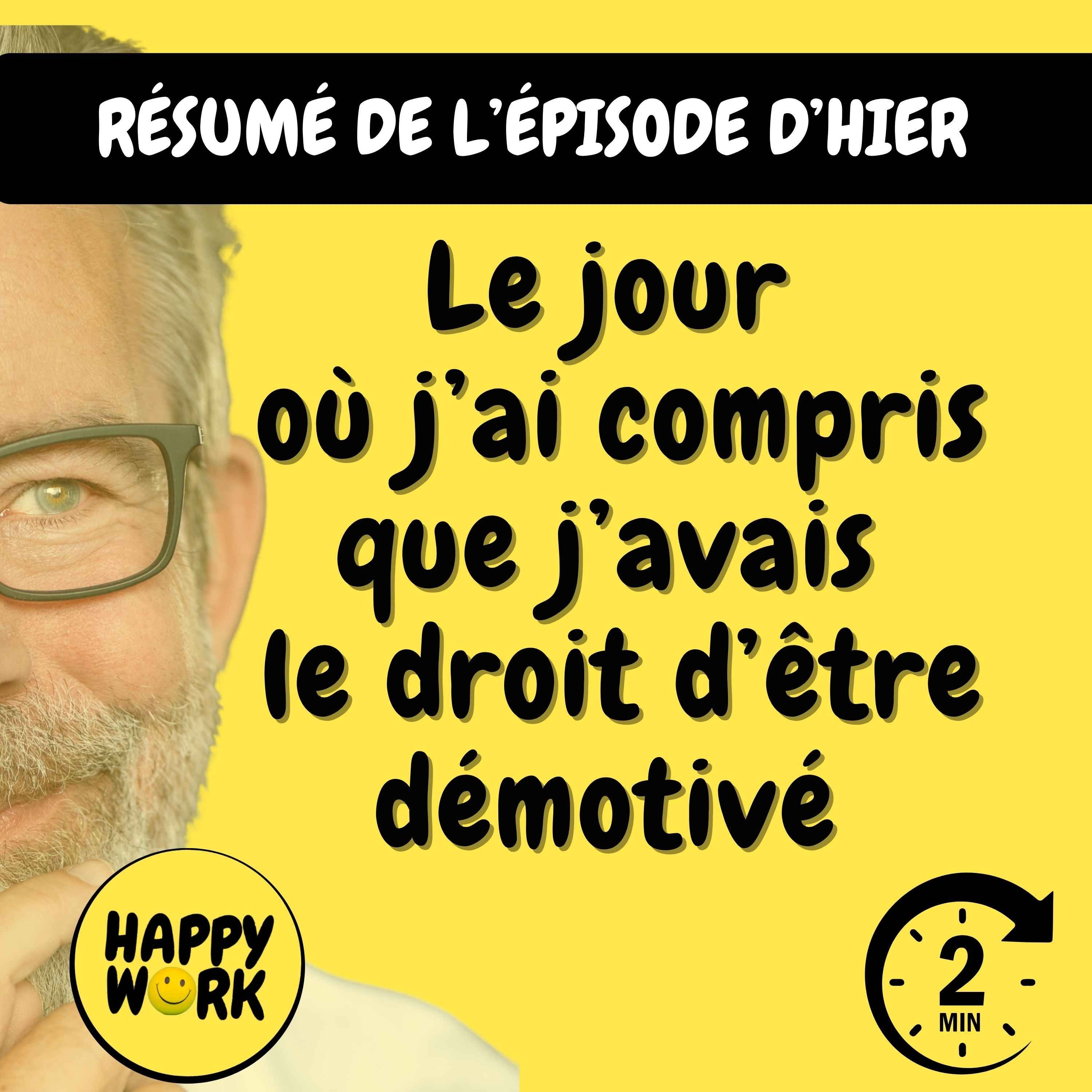 Résumé — Le jour où j’ai compris que j’avais le droit d’être démotivé