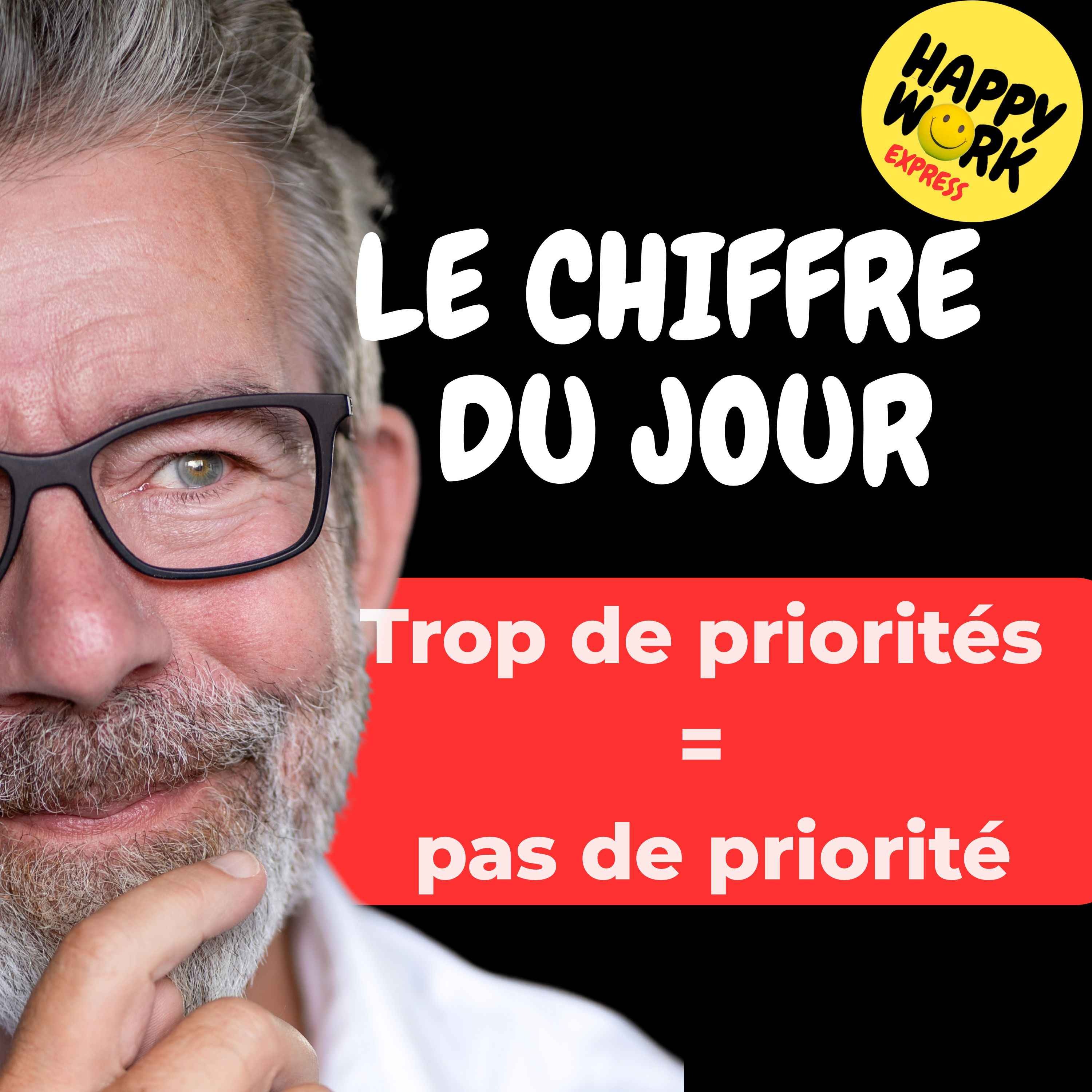 Combien de salariés disent que leur manager donne trop de priorités en même temps