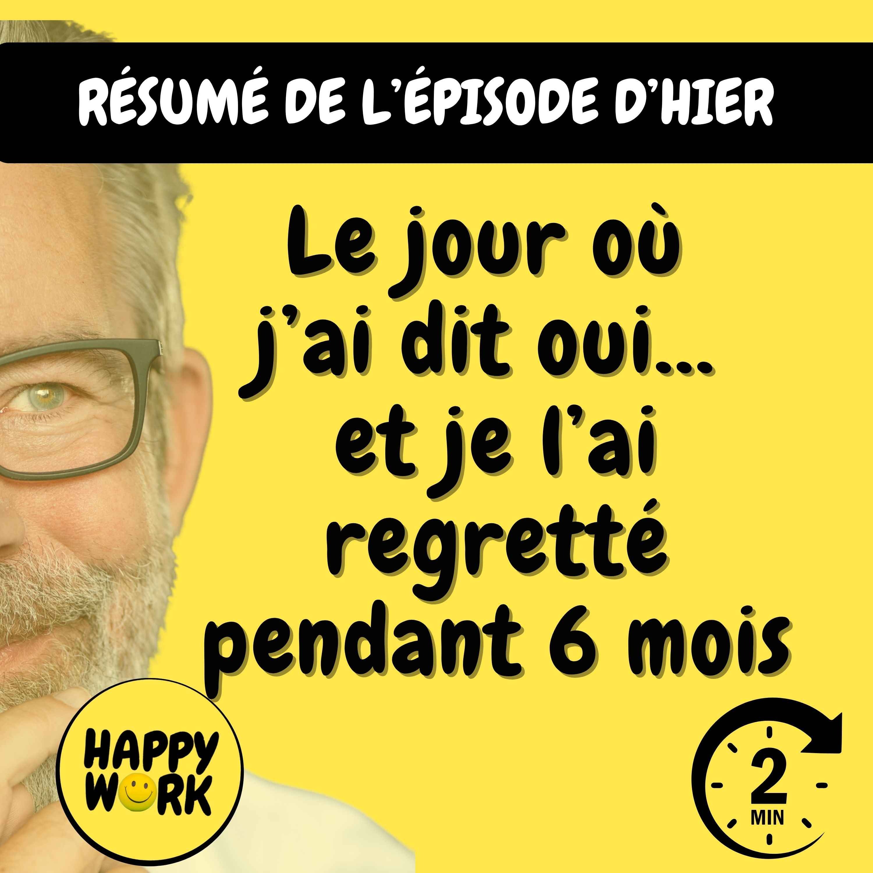 Résumé — Le jour où j’ai dit oui… et je l’ai regretté pendant 6 mois