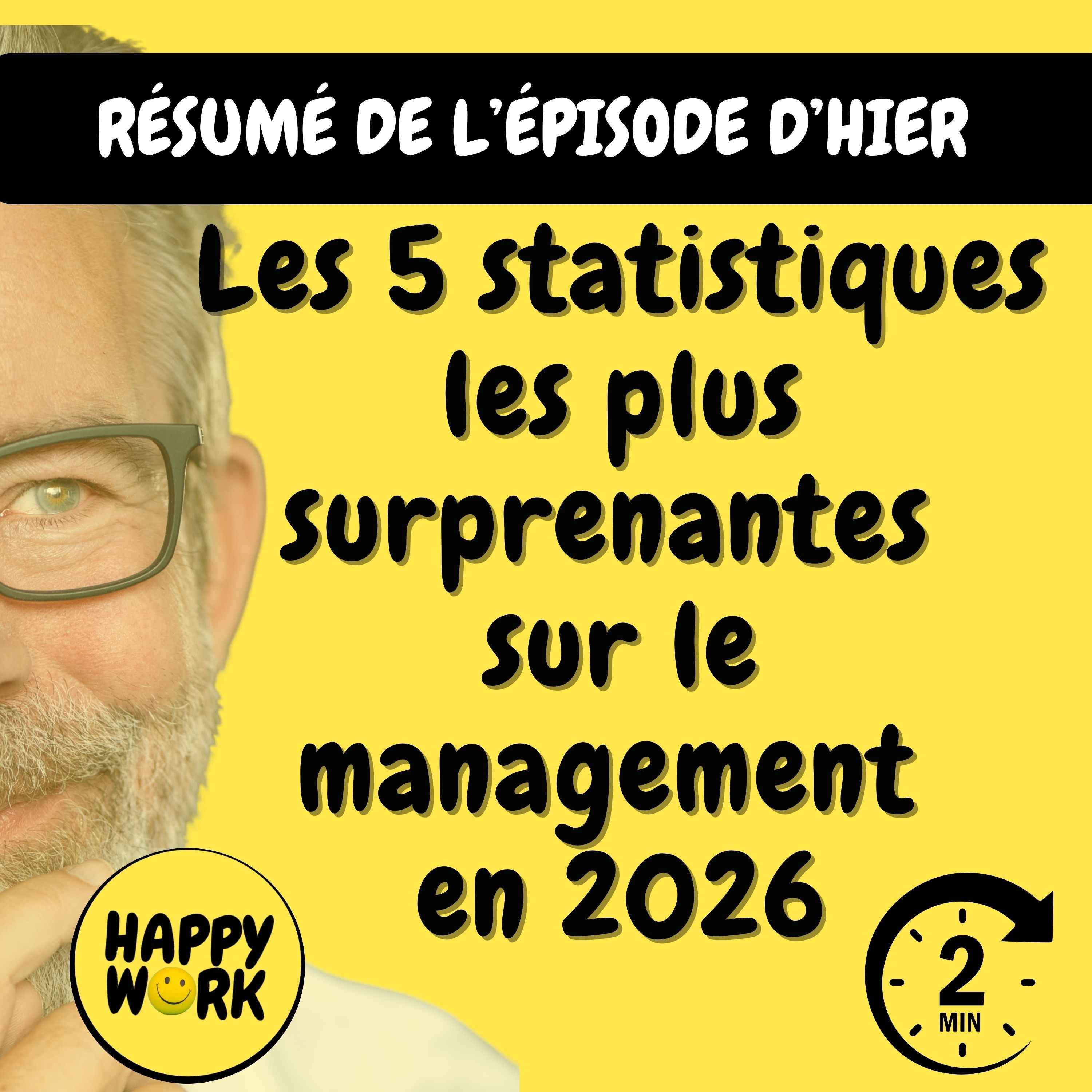 Résumé — Les 5 statistiques les plus surprenantes sur le management en 2026
