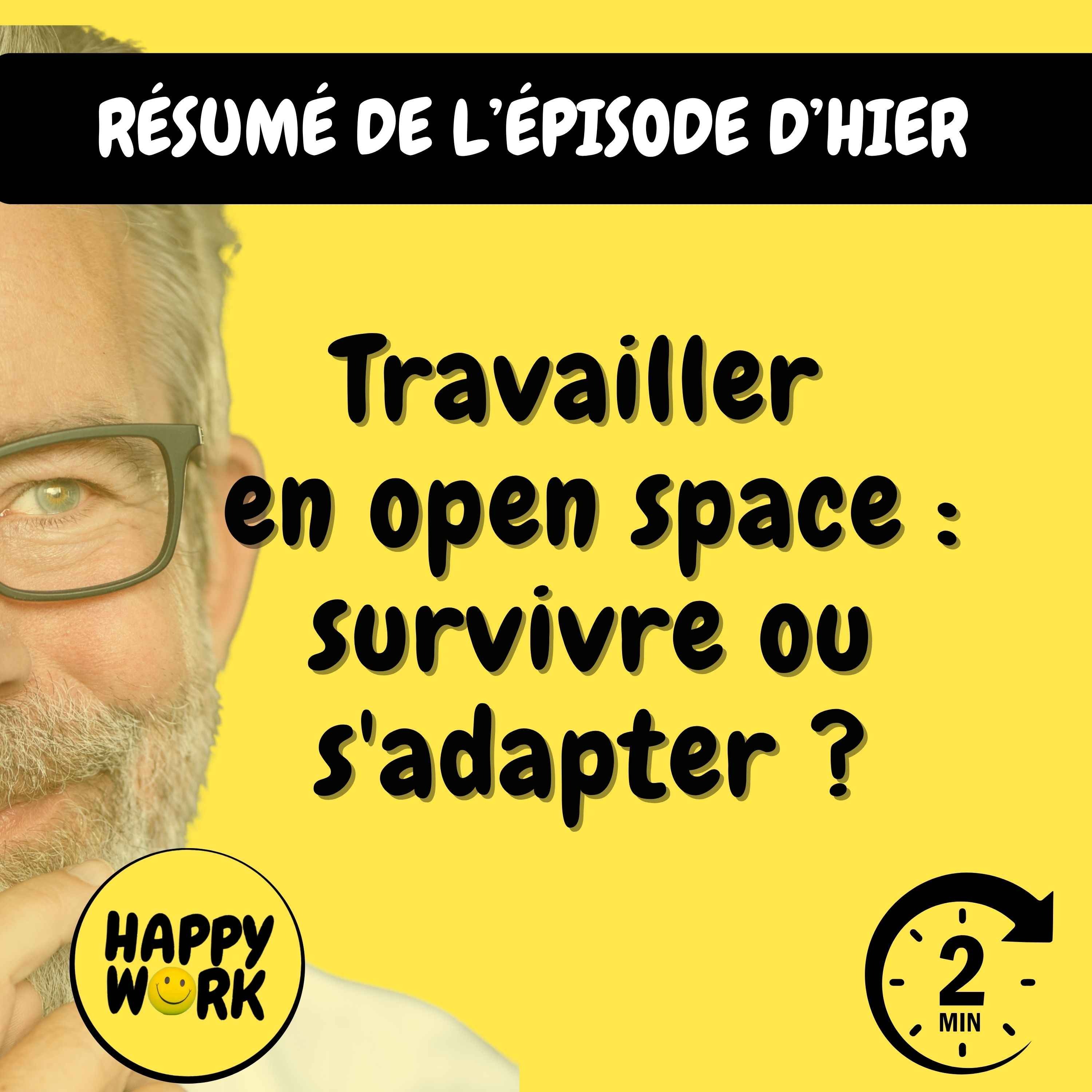 Résumé — Travailler en open space : survivre ou s'adapter ?