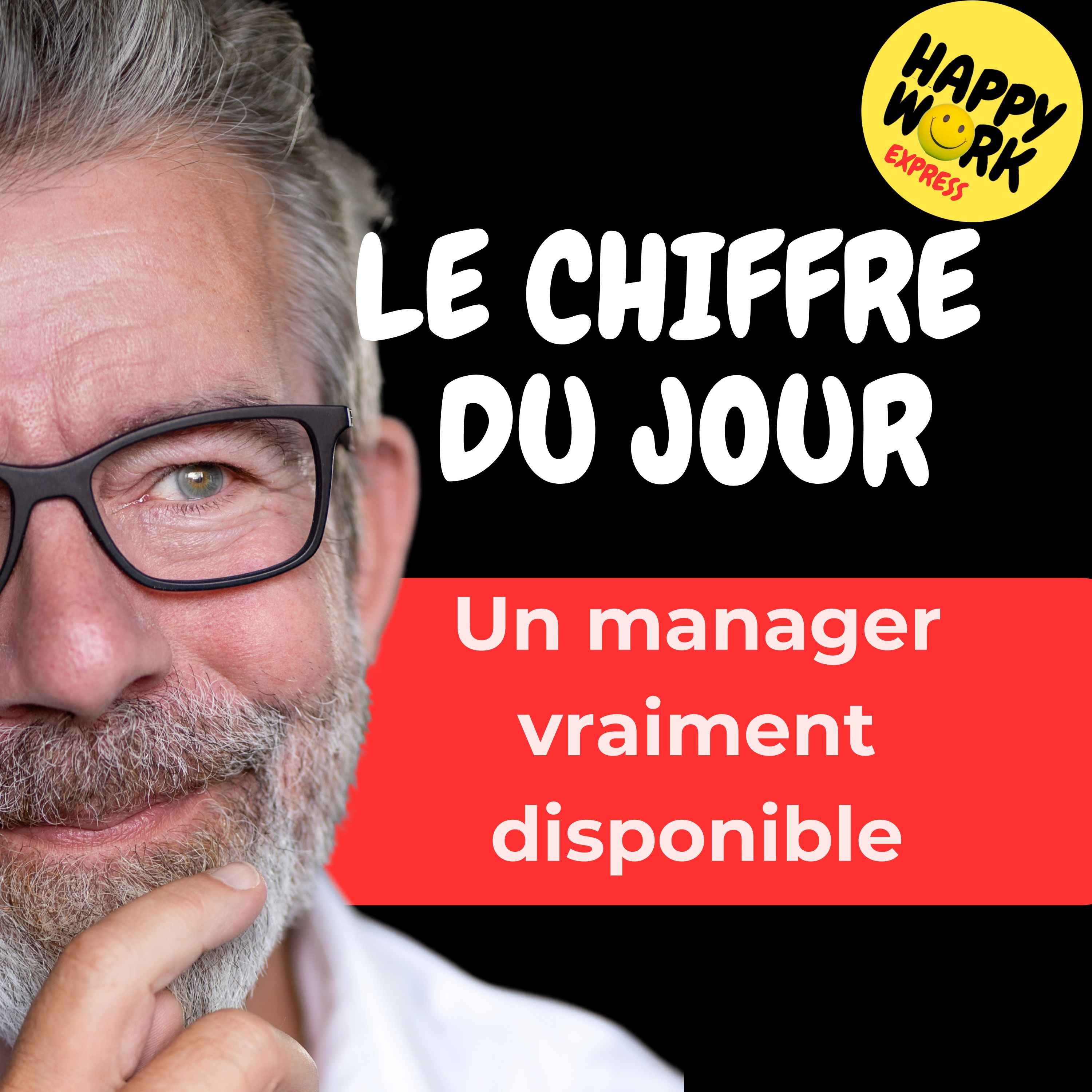 Happy Work - Management & bien-être au travail - Combien de salariés estiment qu'un manager disponible améliore la qualité du travail d'équipe