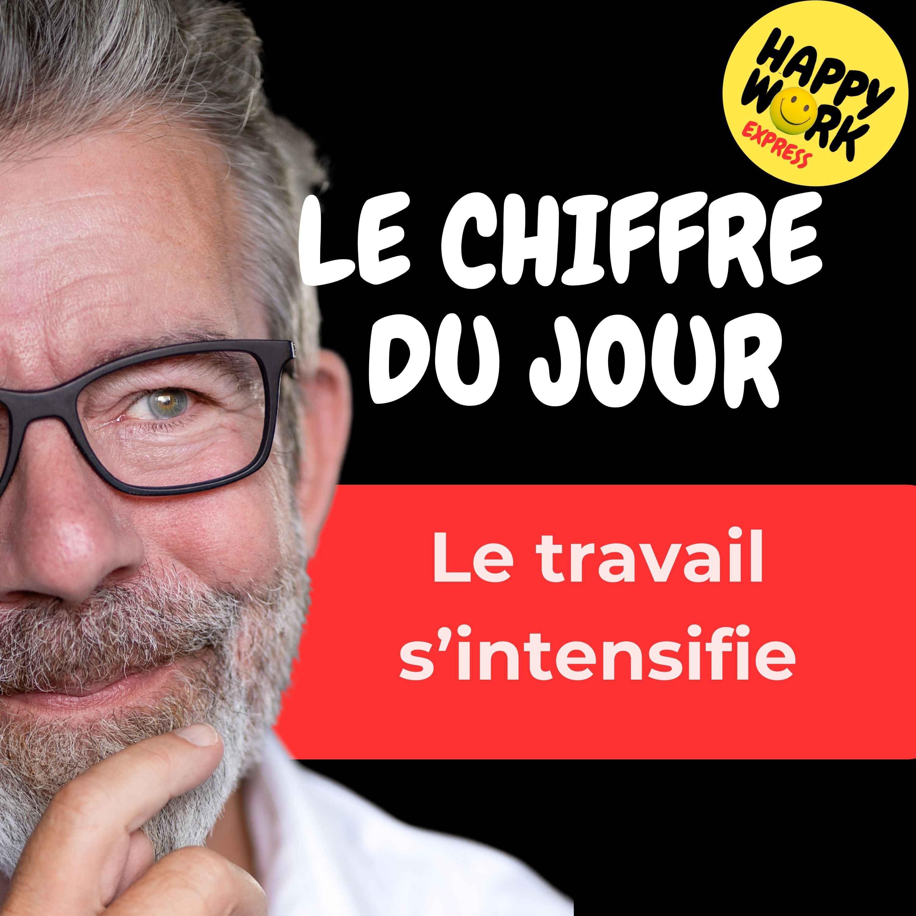 Combien de salariés estiment que leur travail est devenu plus intense au cours des dernières années
