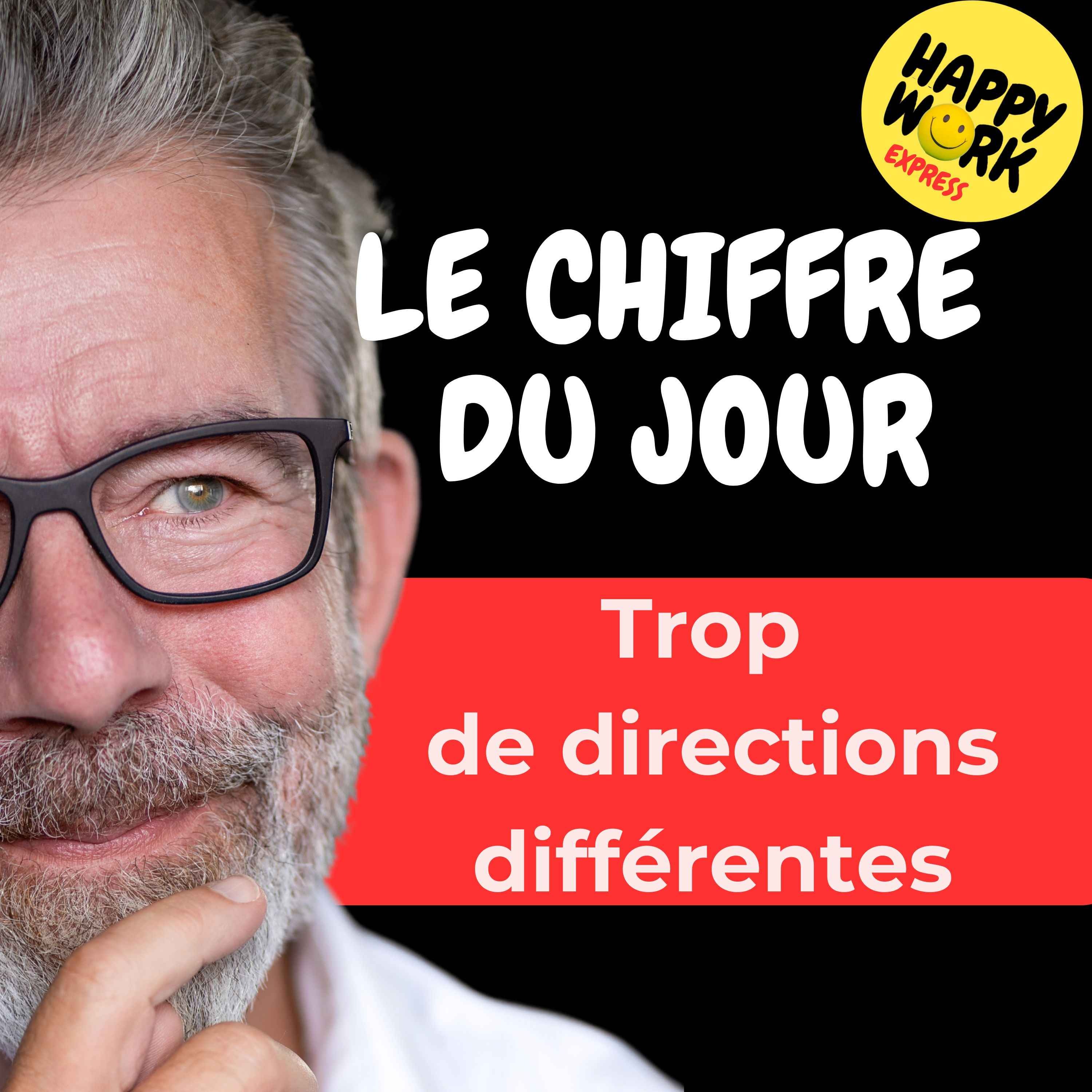 Happy Work - Management & bien-être au travail - Combien de salariés disent que leur équipe est constamment tirée dans trop de directions différentes episode artwork