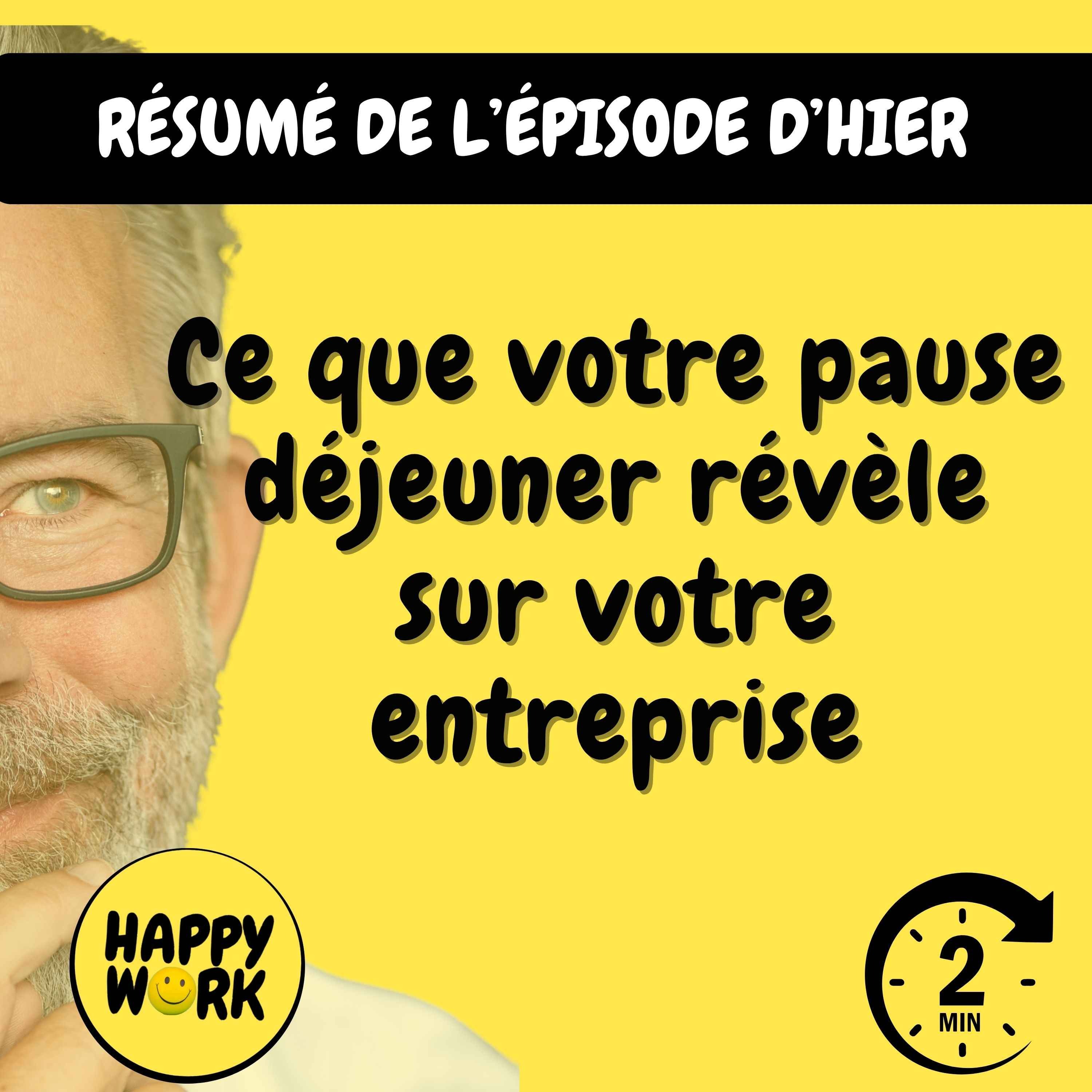 Résumé — Ce que votre pause déjeuner révèle sur votre entreprise