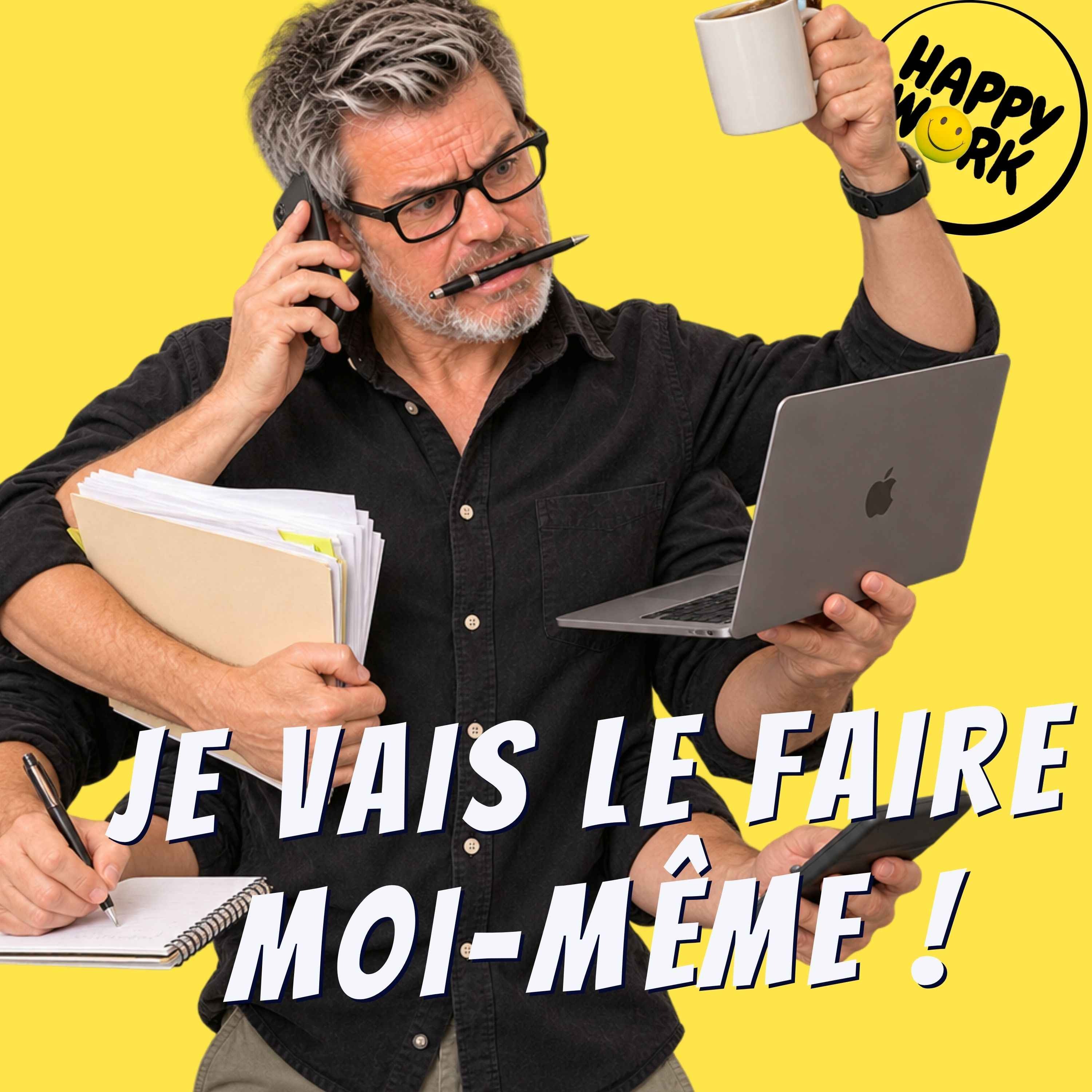 Happy Work - Management & bien-être au travail - Délégation : pourquoi vous voulez toujours tout faire vous-même episode artwork