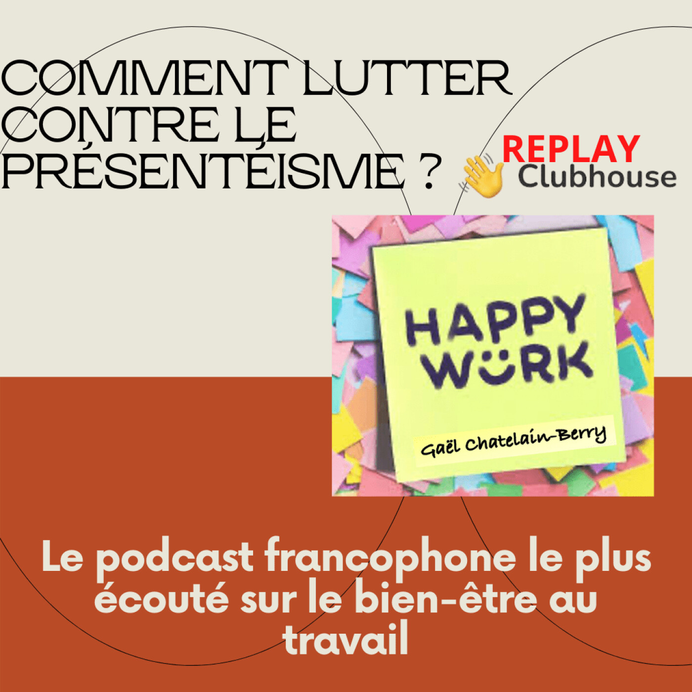 #294- LE PRÉSENTÉISME - Replay de l'émission Happy Work sur Clubhouse