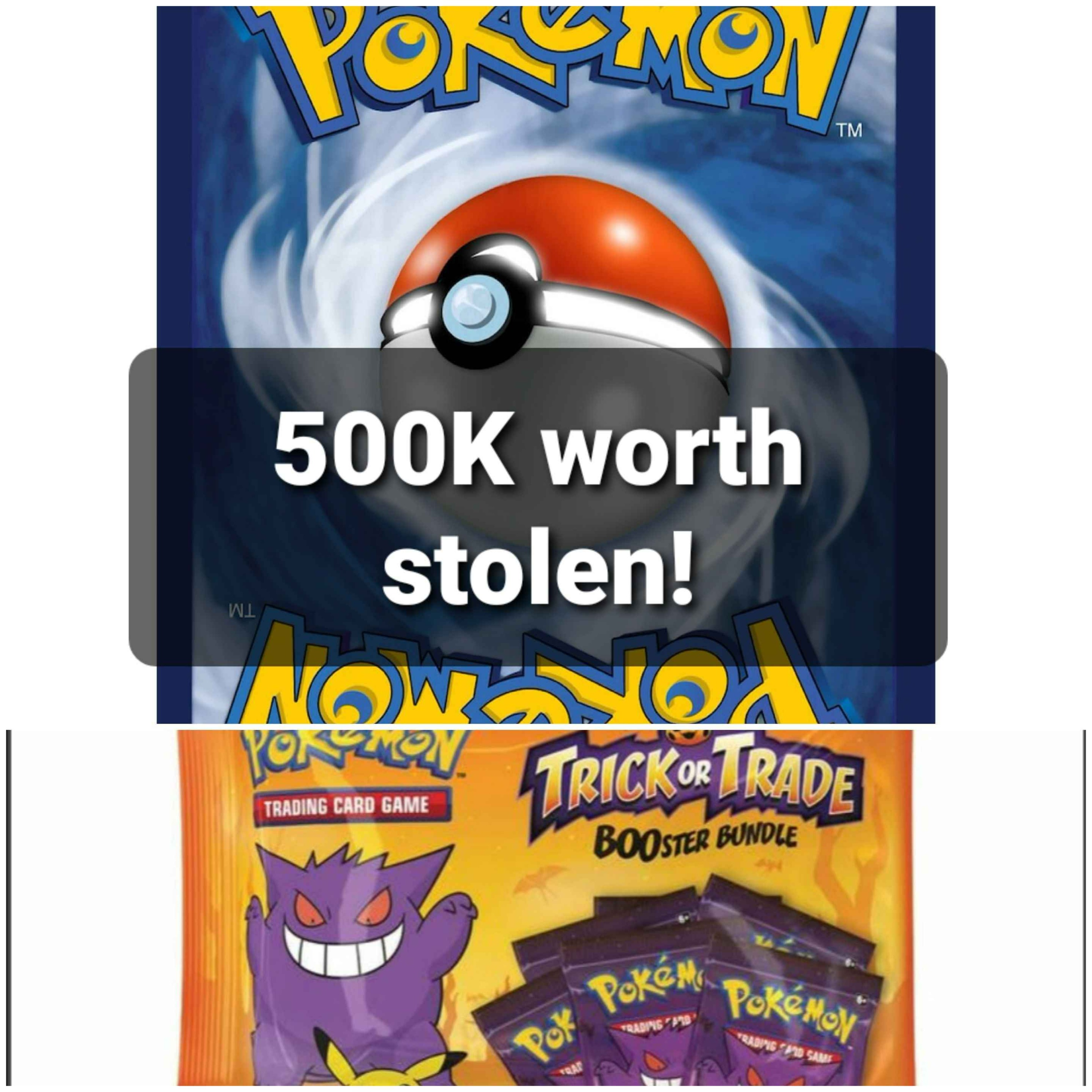 Halloween BOOster packs & 500k Poke collection stolen