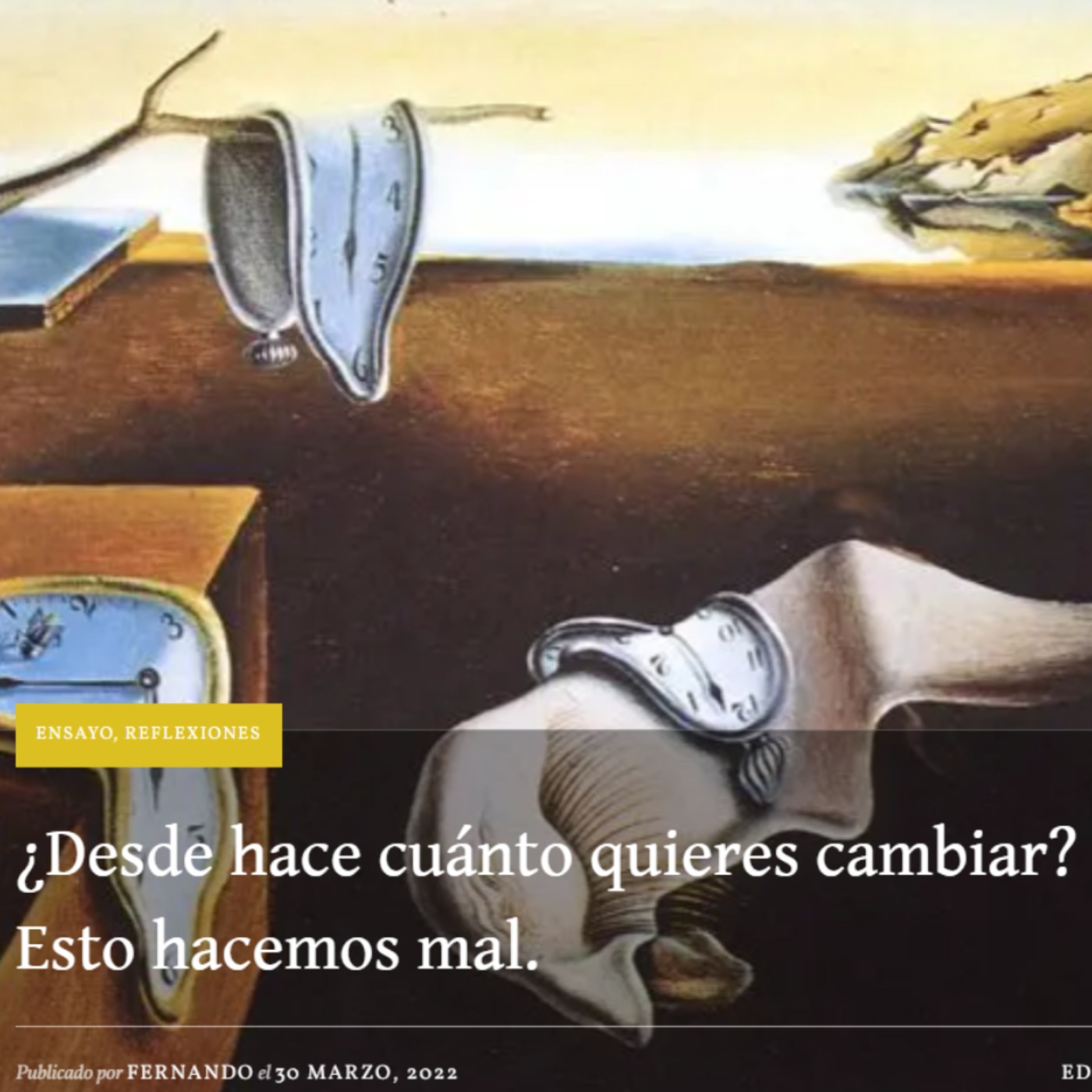 AQUÍ SE PIENSA