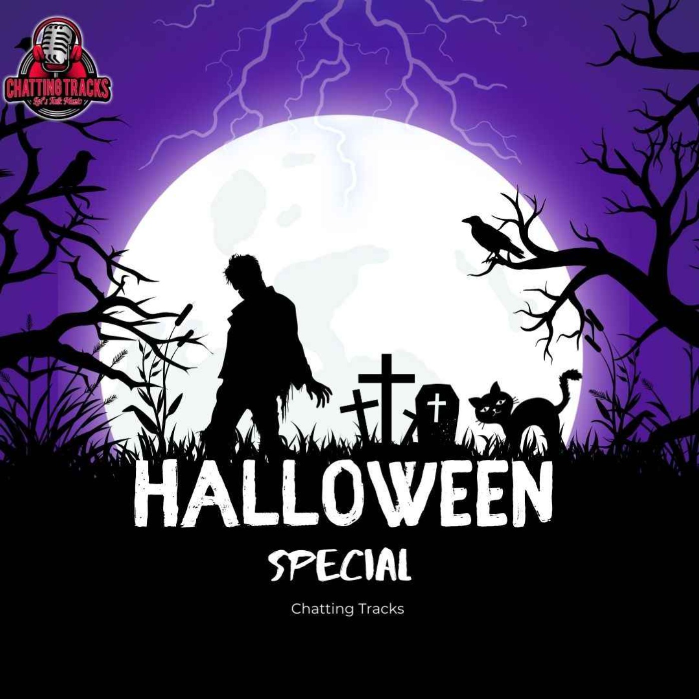 cover art for Chatting Tracks Halloween Special