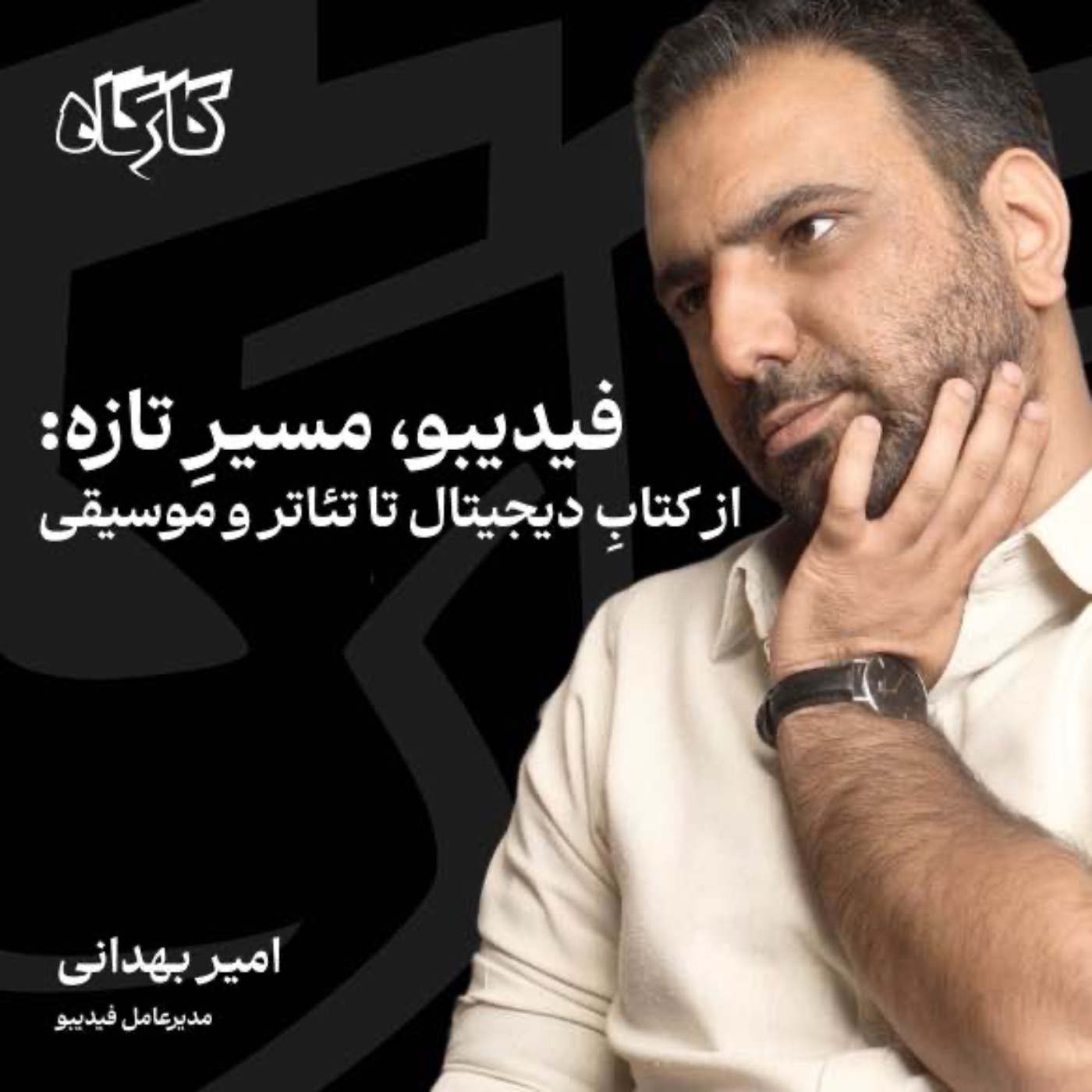 فیدیبو، مسیرِ تازه:از کتابِ دیجیتال تا تئاتر و موسیقی | امیر بهدانی | مدیرعامل فیدیبو