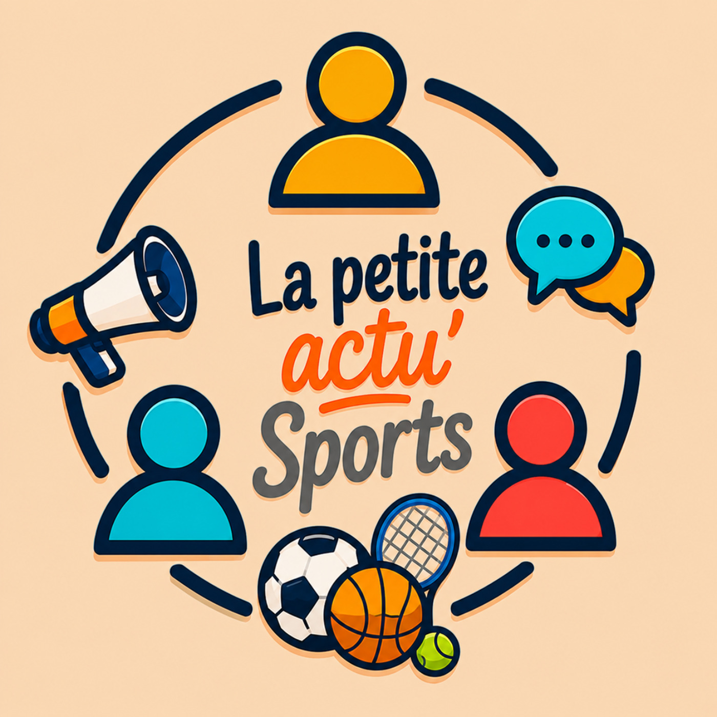 Illustration du podcast La petite actu' - Sports