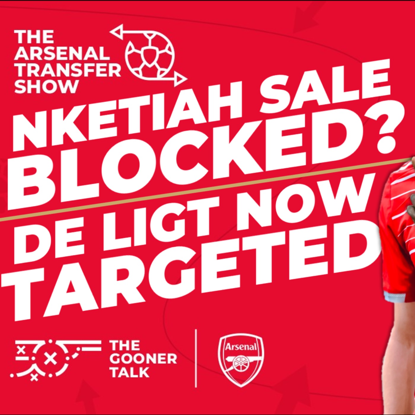 The Arsenal Transfer Show EP402: Matthias De Ligt, Eddie Nketiah, January Window & More! - podcast episode cover