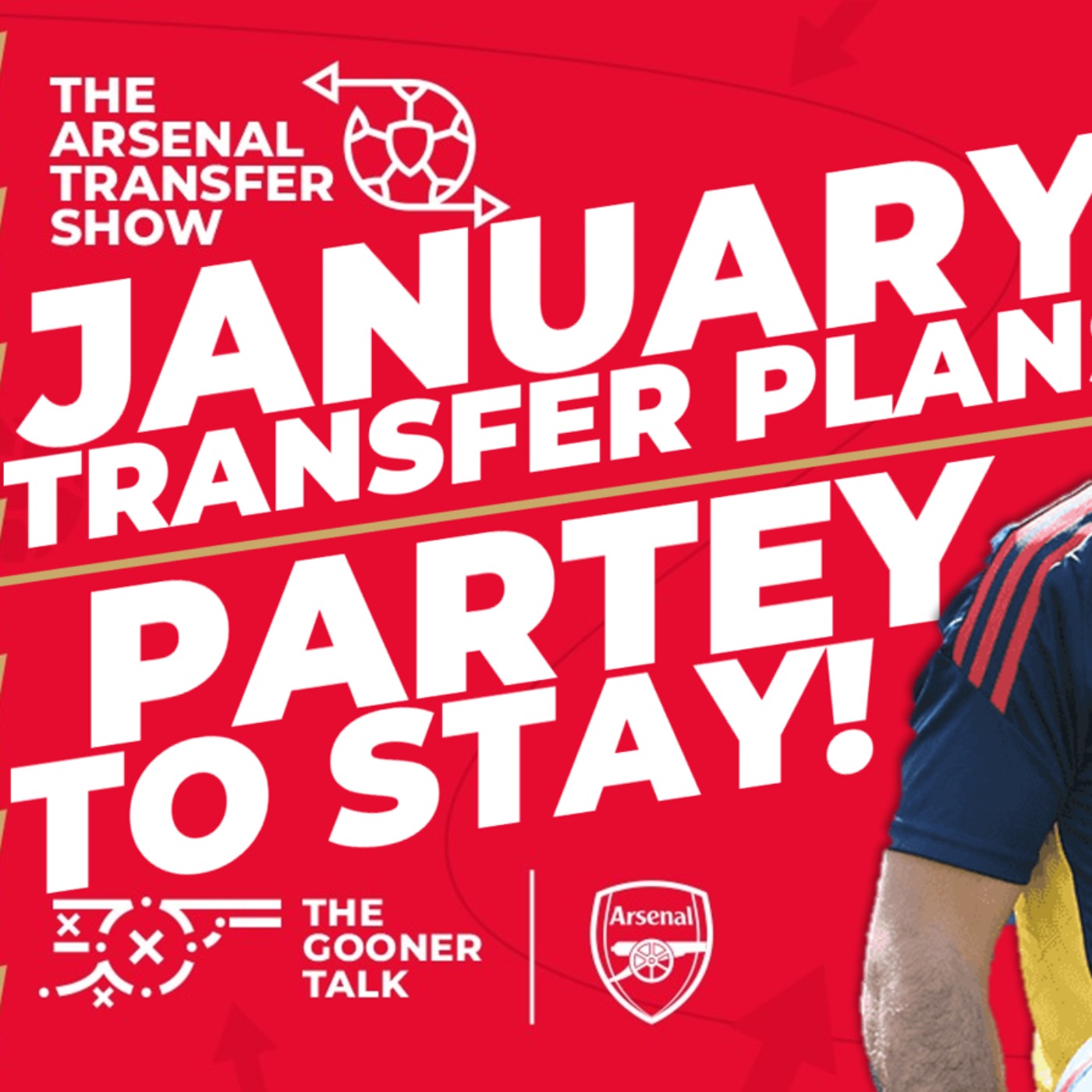 The Arsenal Transfer Show EP404: January Transfer Plans, Thomas Partey, Tomiyasu & More! - podcast episode cover